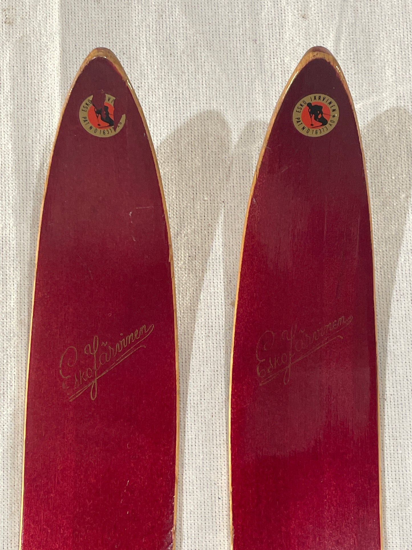180cm Esko Järvinen Wood Cross-Country Skis - late '60s