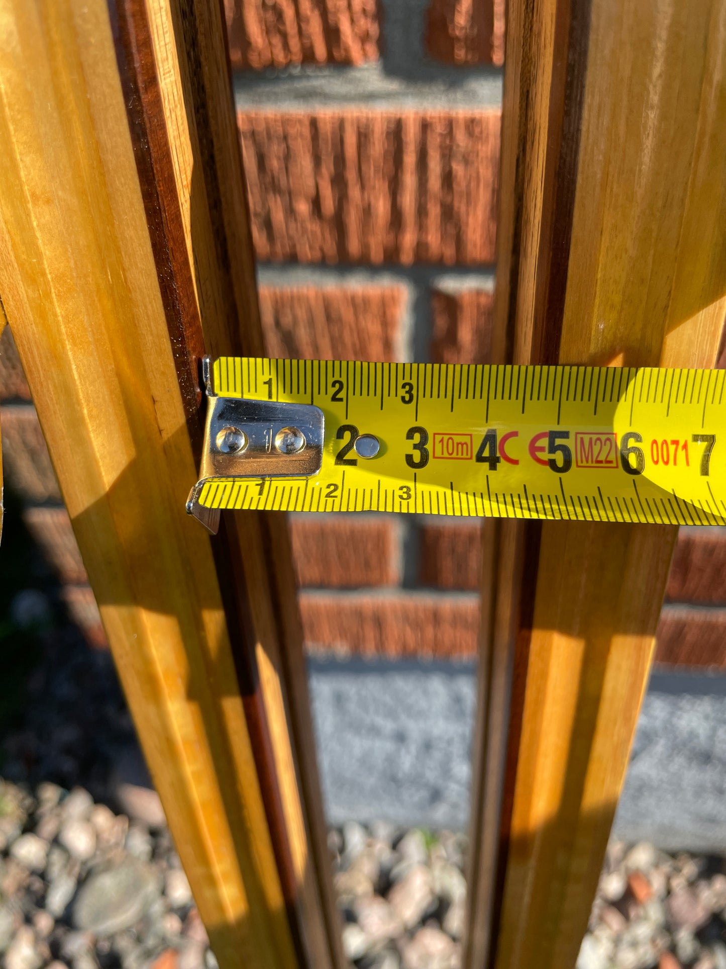 215cm Blå-Skia Wood "Tur-Langrenn" Light Touring Cross-Country Skis - Early 70s - TIMEPIECE!!!!