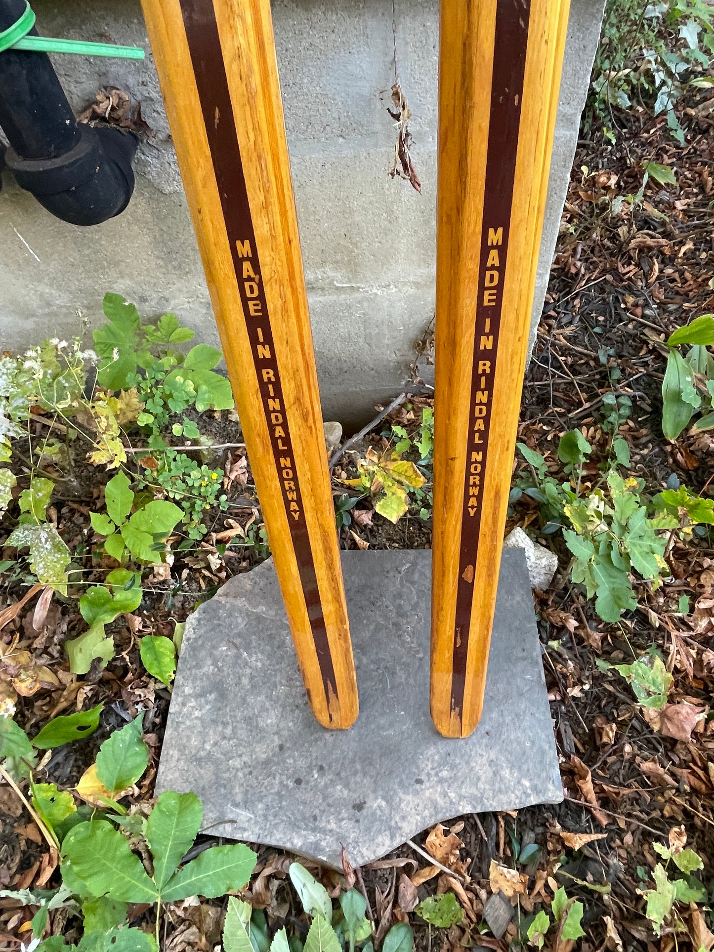 BARGAIN BIN!!! - 210cm Landsem Early 1970s Wood Cross-Country Racing Skis - NORWAY - "Plastrelagt" Base