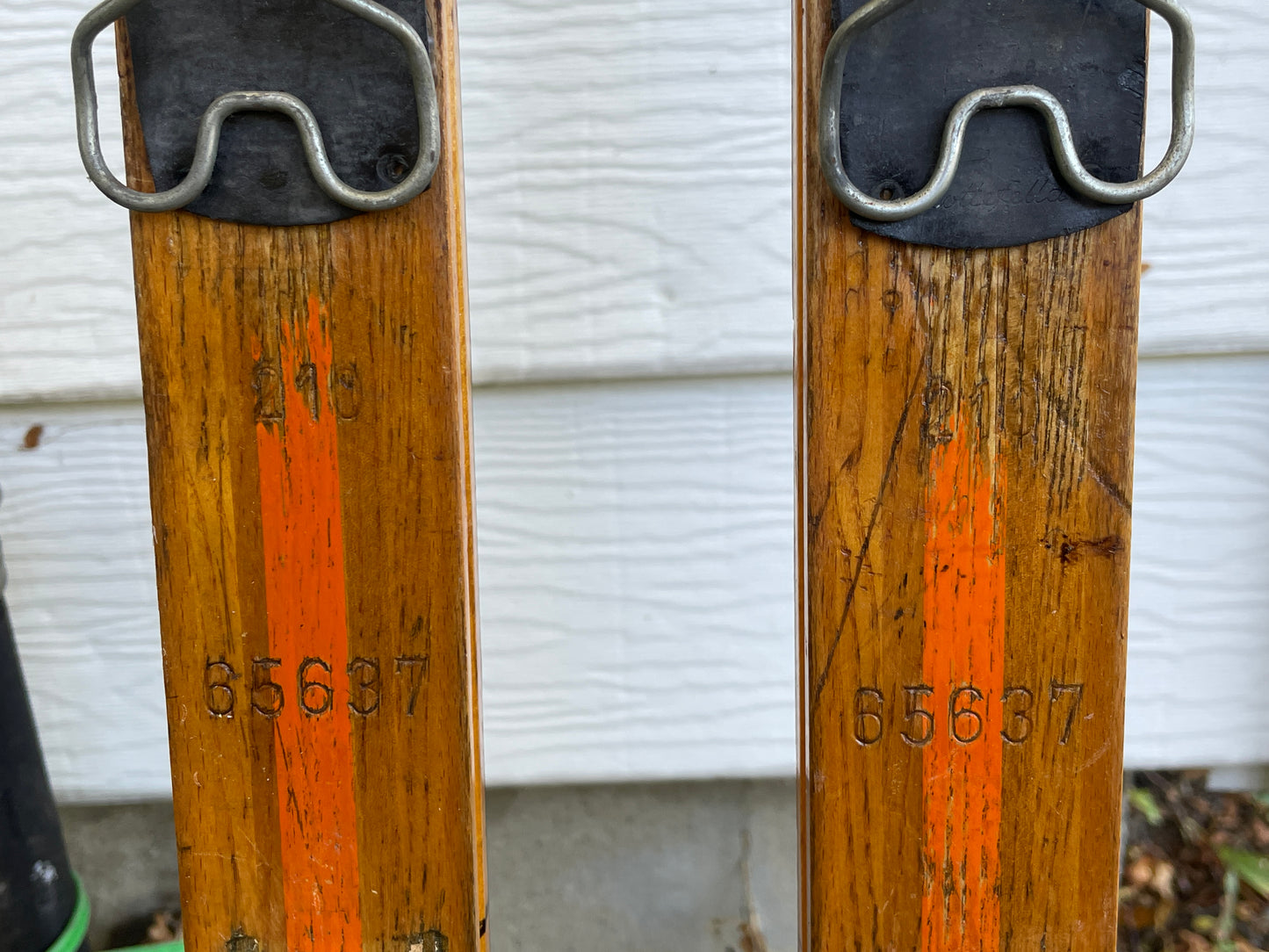 BARGAIN BIN!!! - 210cm Eggen 1970s Wood Cross-Country Racing Skis - Professionally Restored!!!