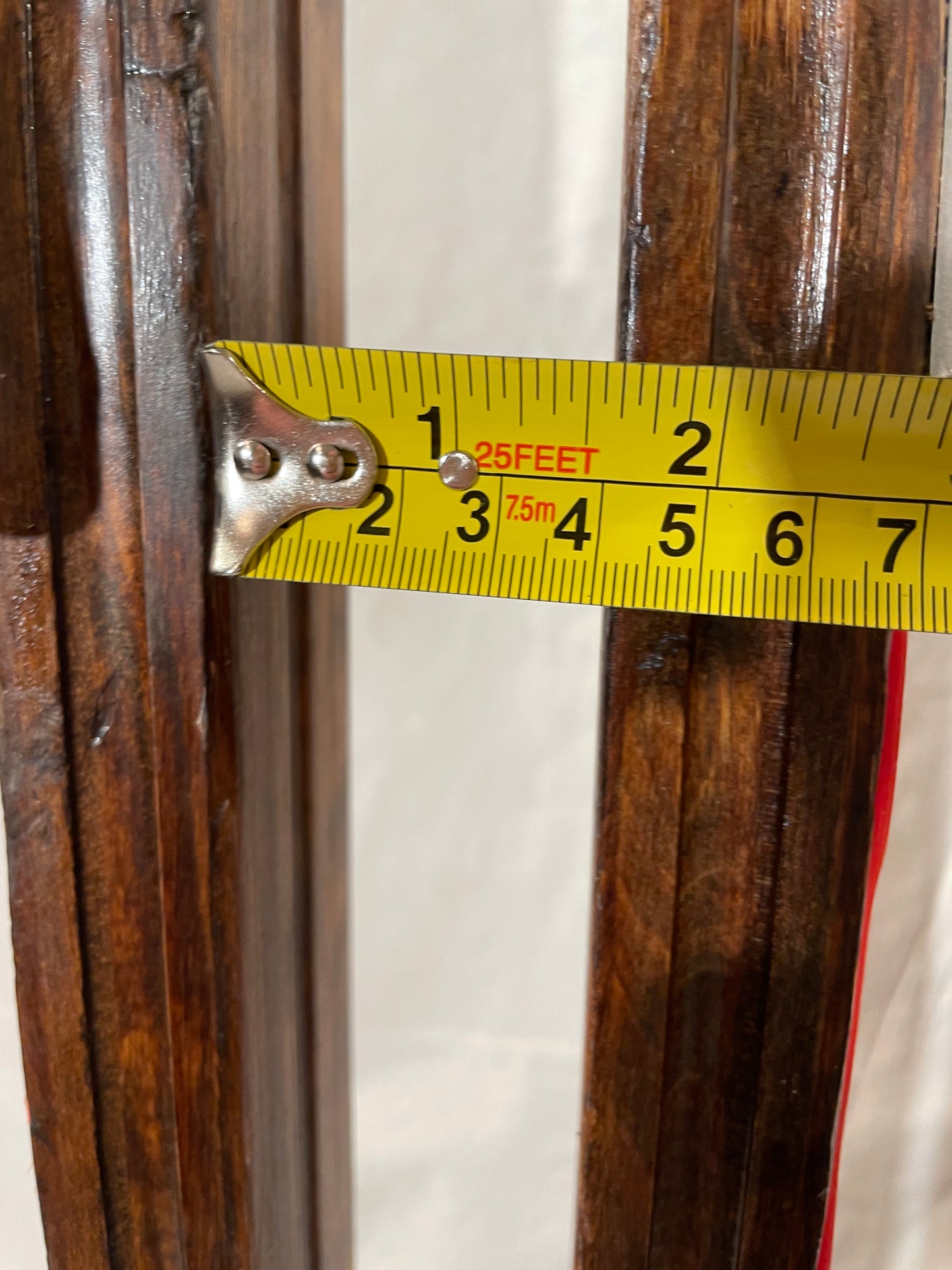 220cm Karhu "Kilpa" Wood Cross-Country Racing Skis - BEAUTIFUL RESTORATION - Rare Length!!!