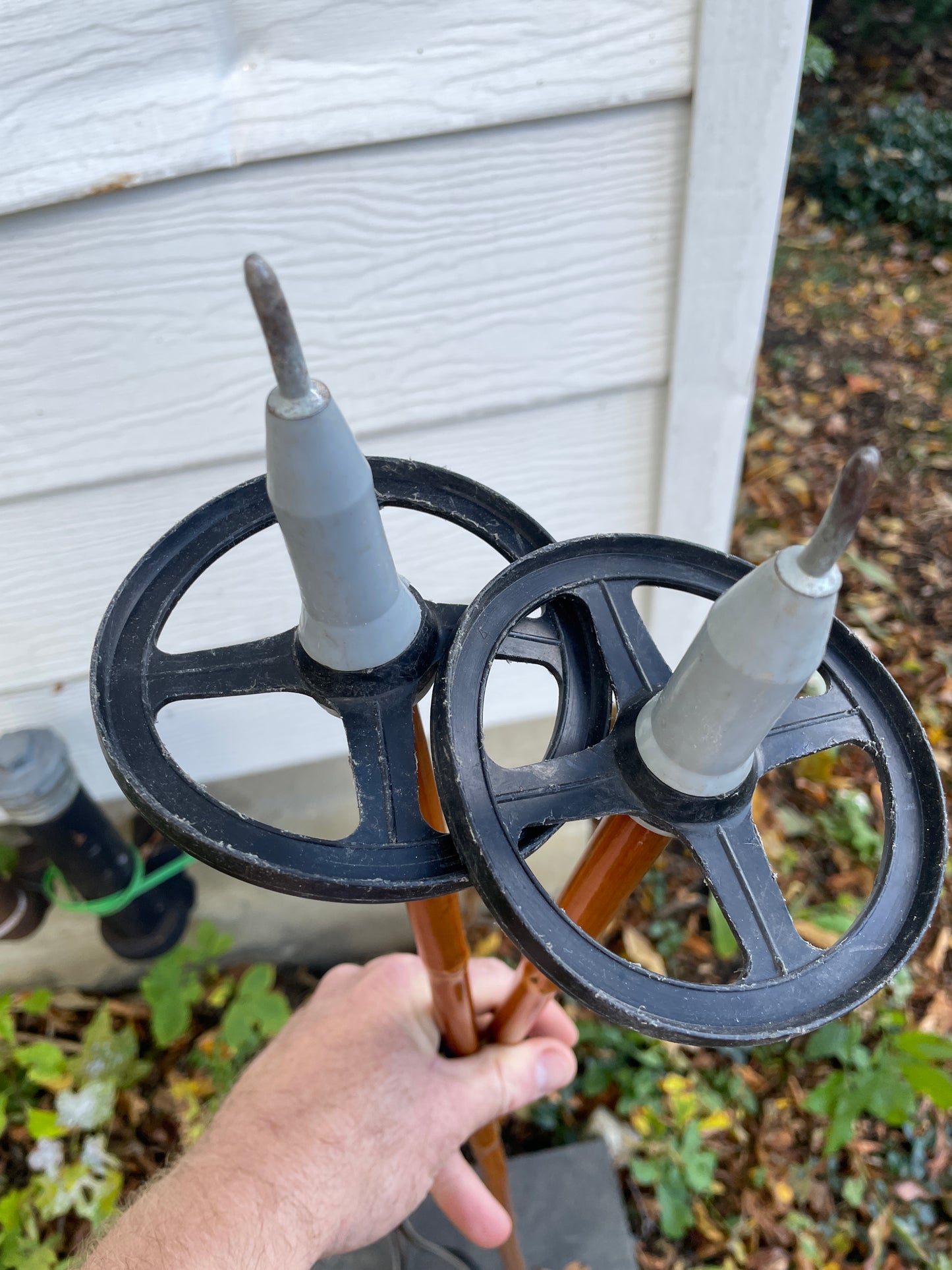 130cm Sparta (Norway) Bamboo Cross-Country Ski Poles - Early 1970s