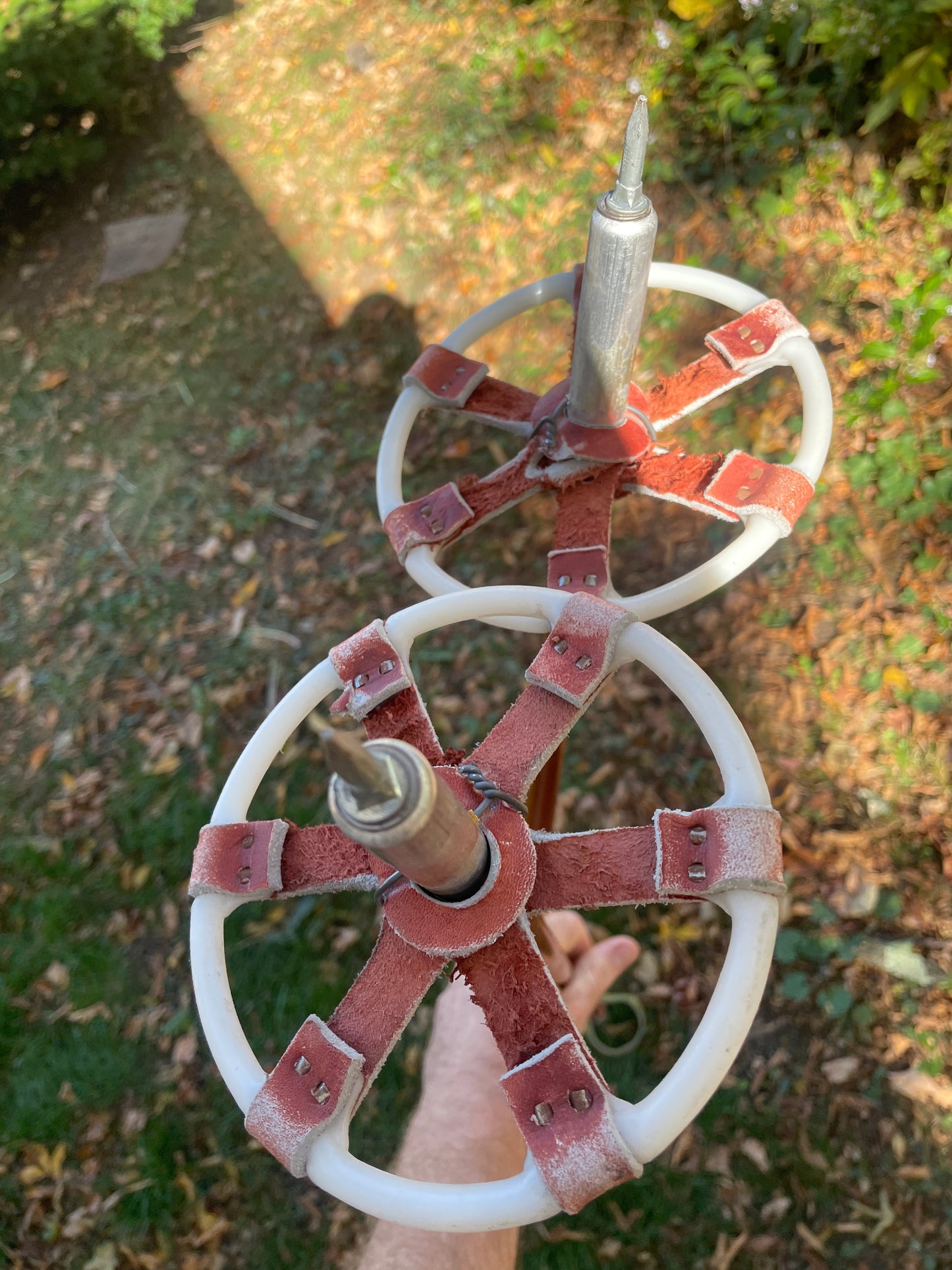 150cm Karhu Bamboo Cross-Country Ski Poles from FINLAND - 1960s - RARE LENGTH!!!