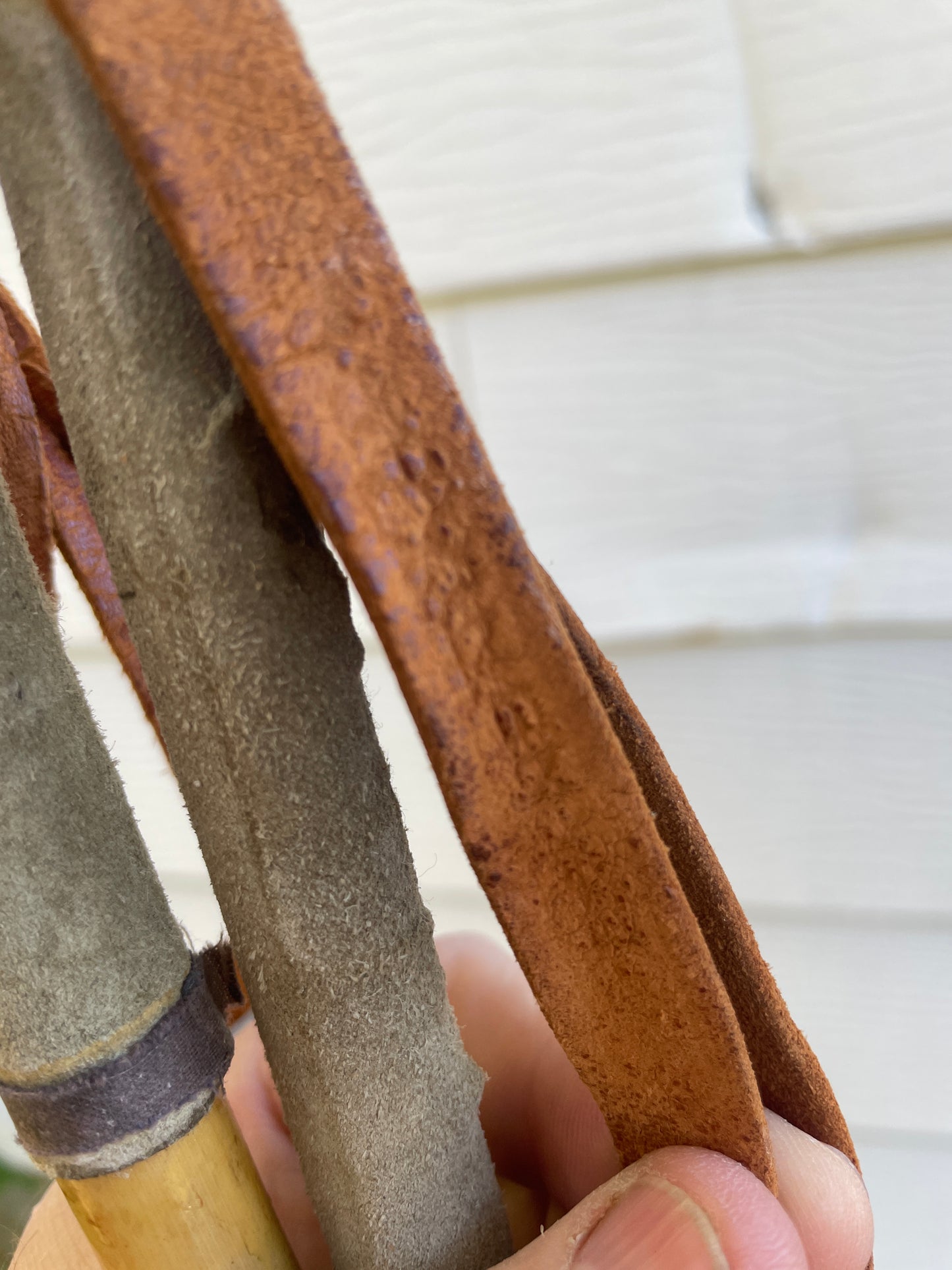 135cm Järvinen Bamboo Cross-Country Ski Poles - 1960s - FINLAND - SOLID