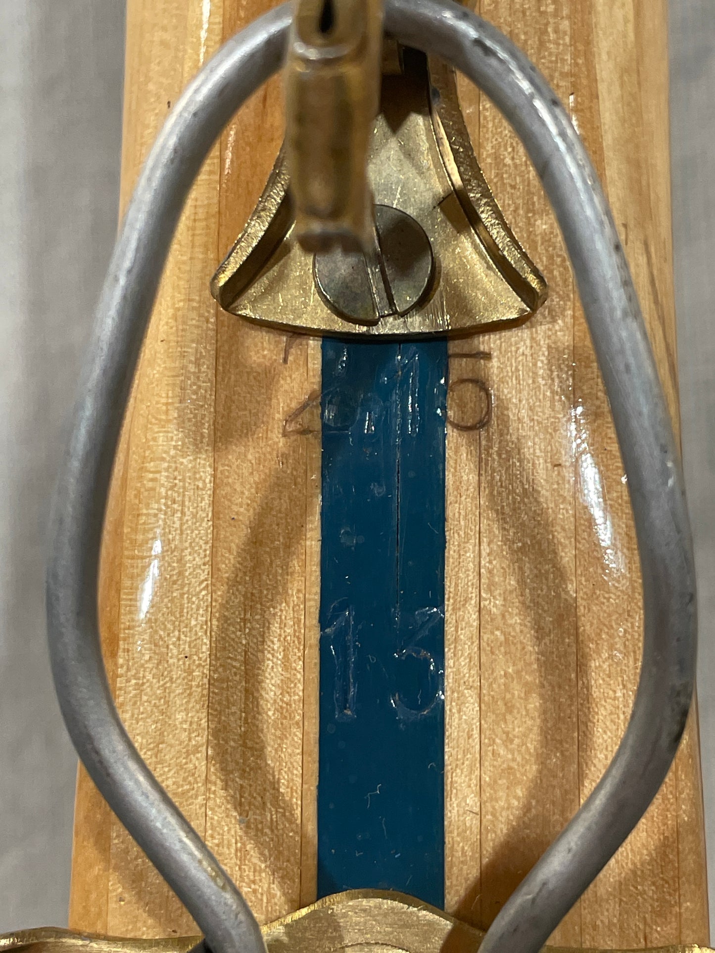 215cm Blå-Skia Wood Nordic Racing Skis - "Perma-Gli" Base - Nicely Maintained!