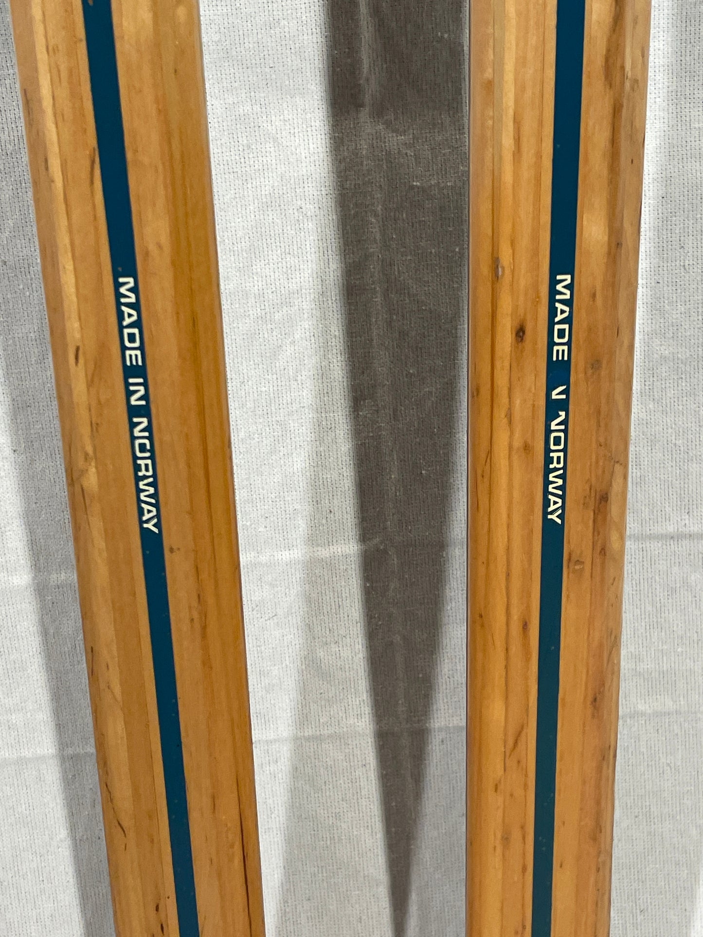 215cm Blå-Skia Wood Nordic Racing Skis - "Perma-Gli" Base - Nicely Maintained!