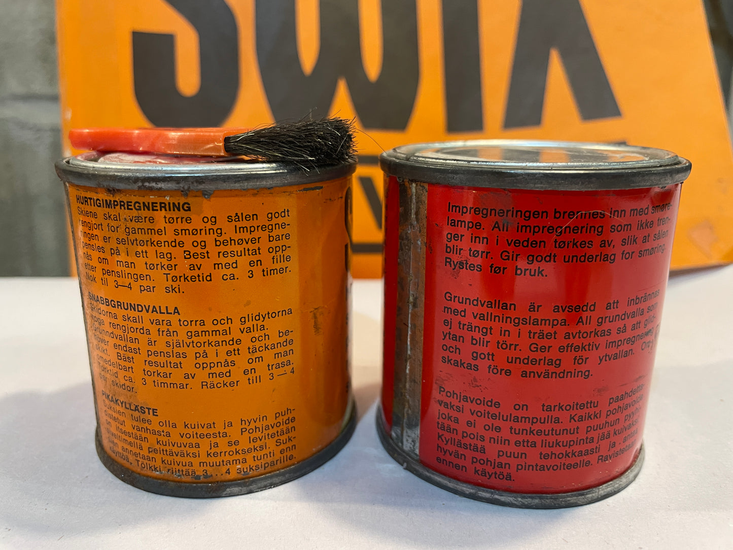 Swix Pine Tar "Variety Pack" - Early 1970s