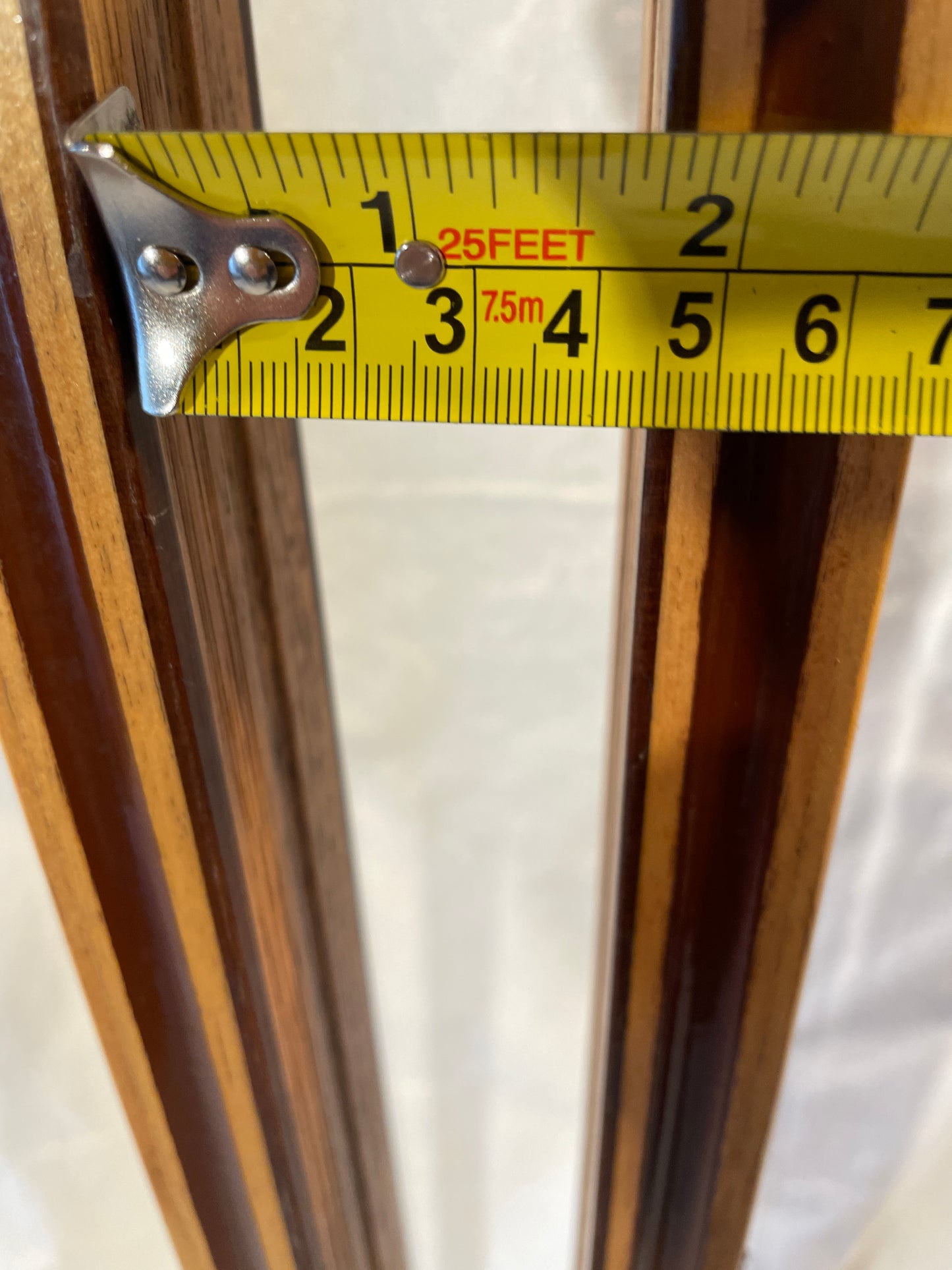 205cm Landsem 1970s Wood Cross-Country Skis - Great Shape - Bases Refinished!