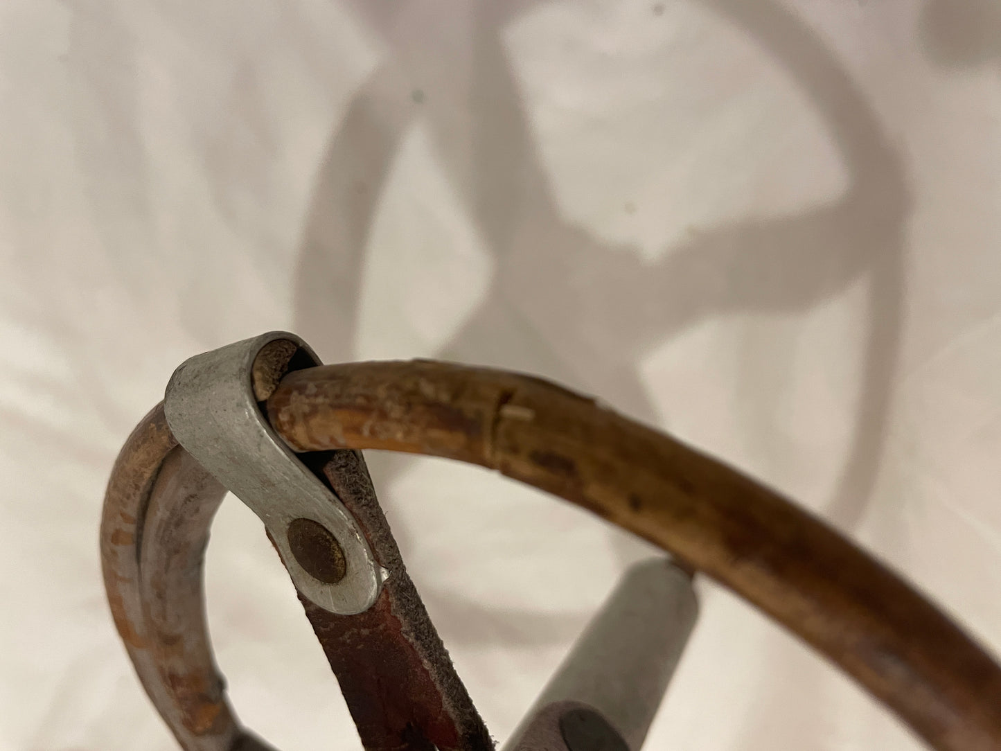 130cm Vintage Norwegian Bamboo Cross-Country Ski Poles