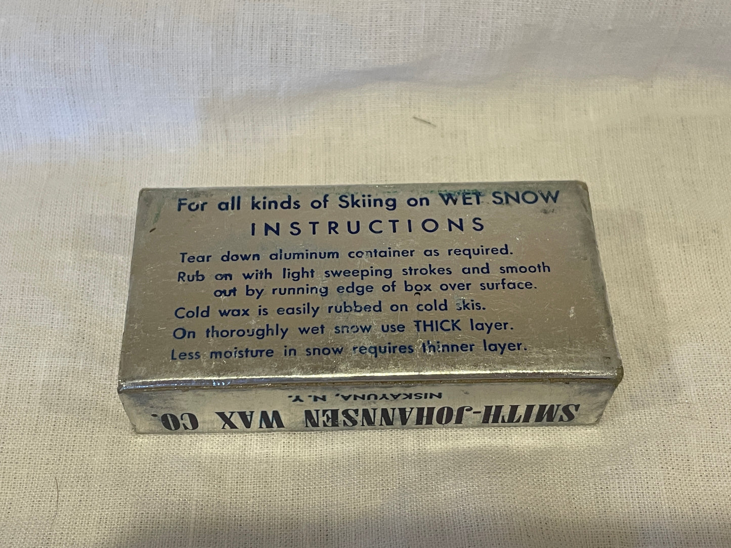 Jackrabbit Johannsen Ski Wax - Wet Snow - UNUSED!!!