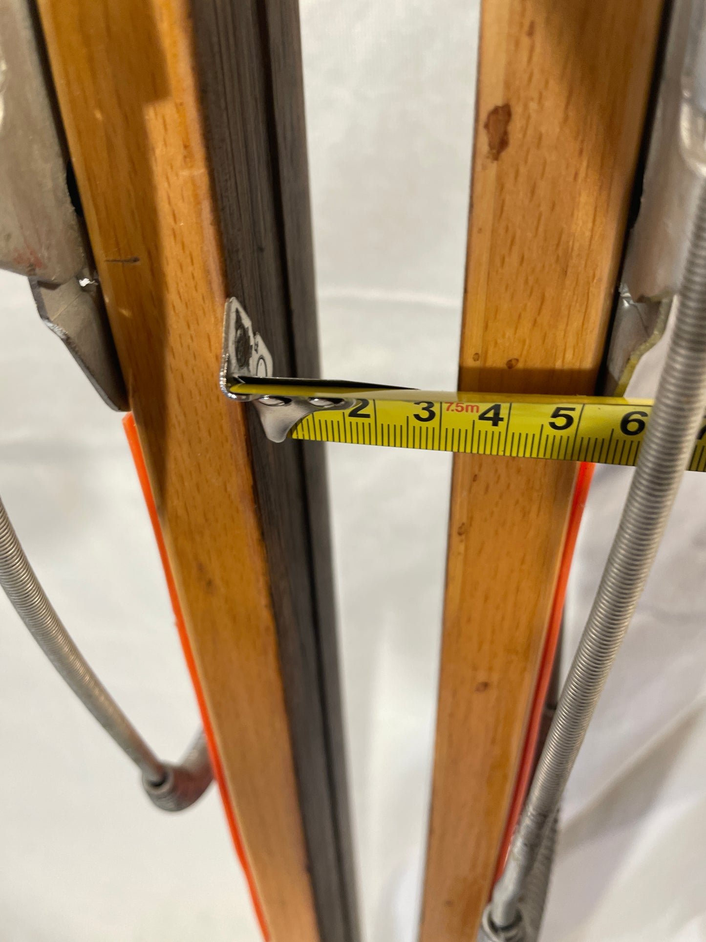 195cm Askjem "Kurant Tur Ski" Wood Cross-Country Touring Skis - BEAUTIFUL - 1960s