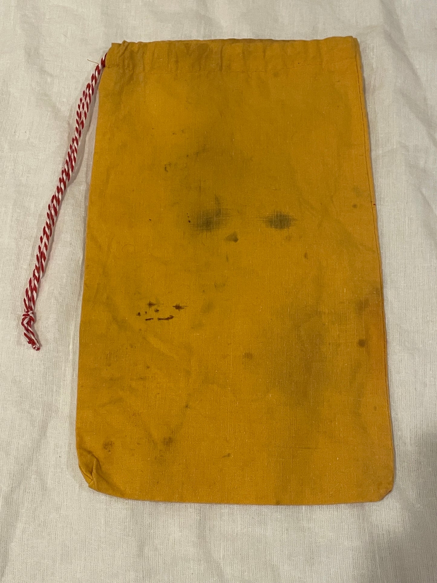 Vintage Rex Cross-Country Ski Wax Carry Bag - 1970s - Cotton with Handy Drawstring
