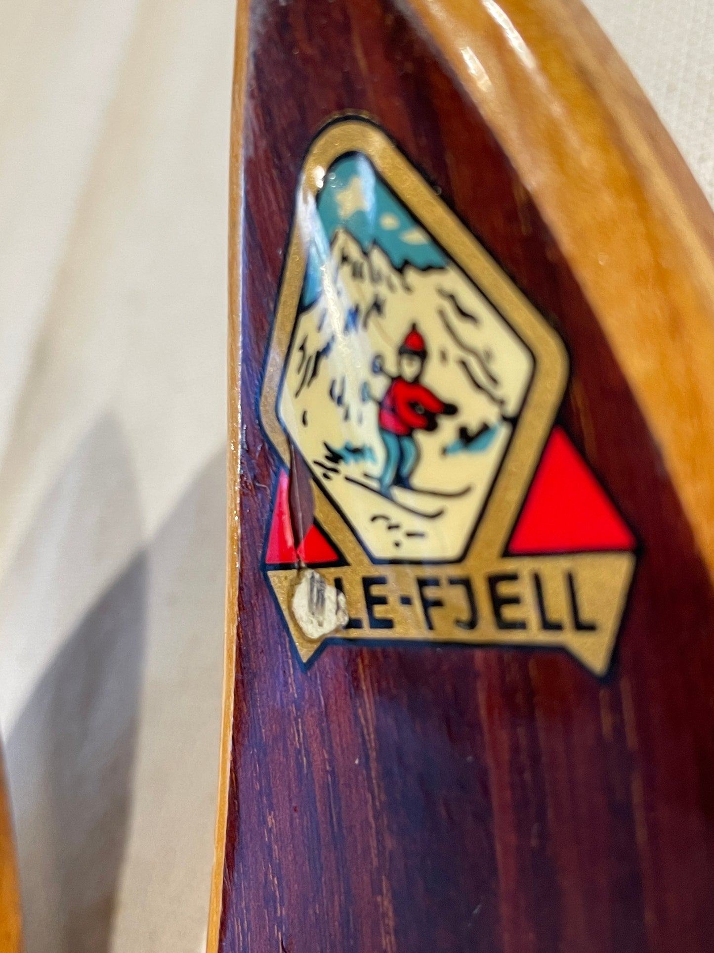 200cm "Ble-Fjell" Late 1960s Wood Cross-Country Touring Skis - Great Condition! - from NORWAY!!!