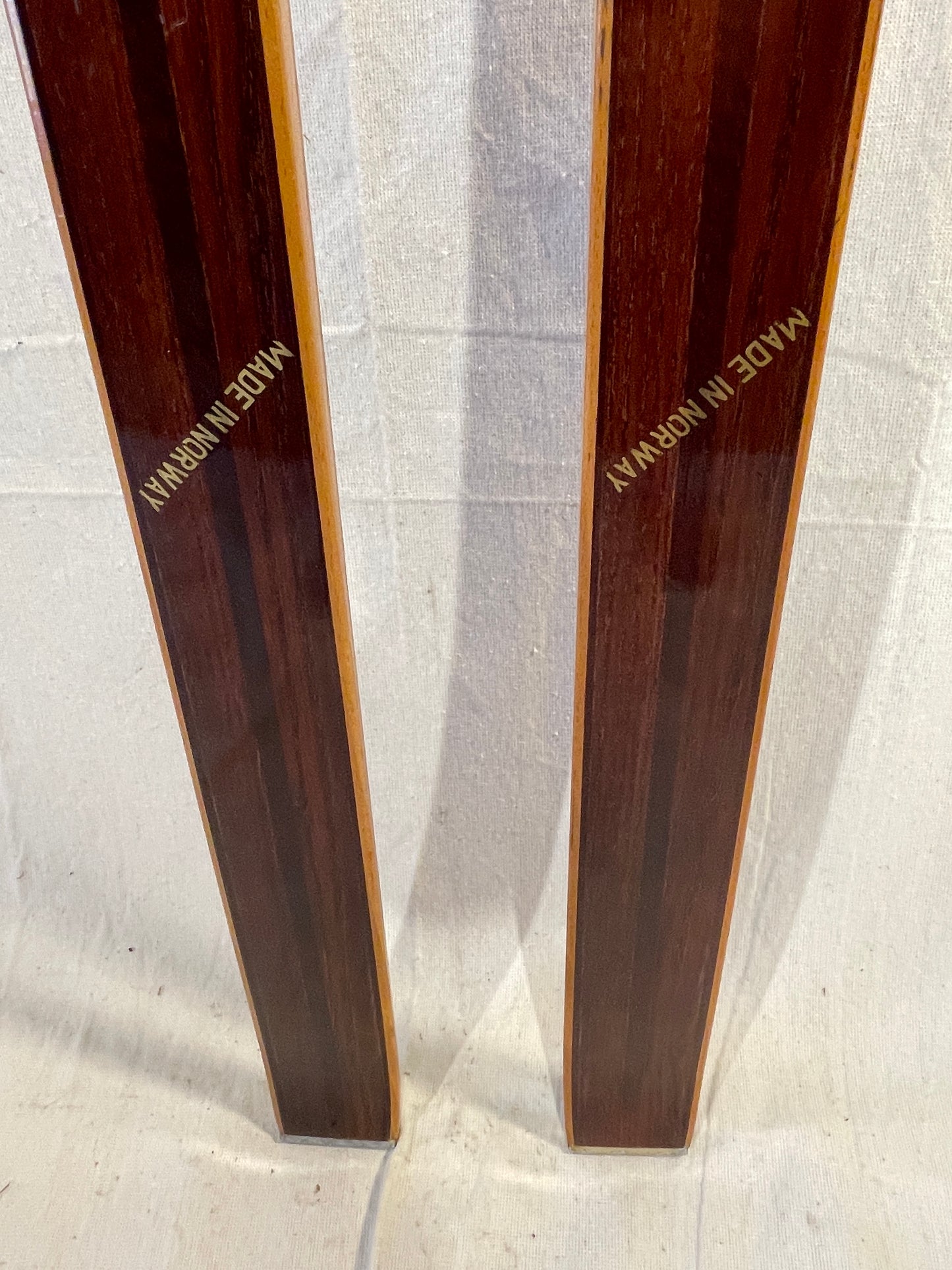 200cm "Ble-Fjell" Late 1960s Wood Cross-Country Touring Skis - Great Condition! - from NORWAY!!!