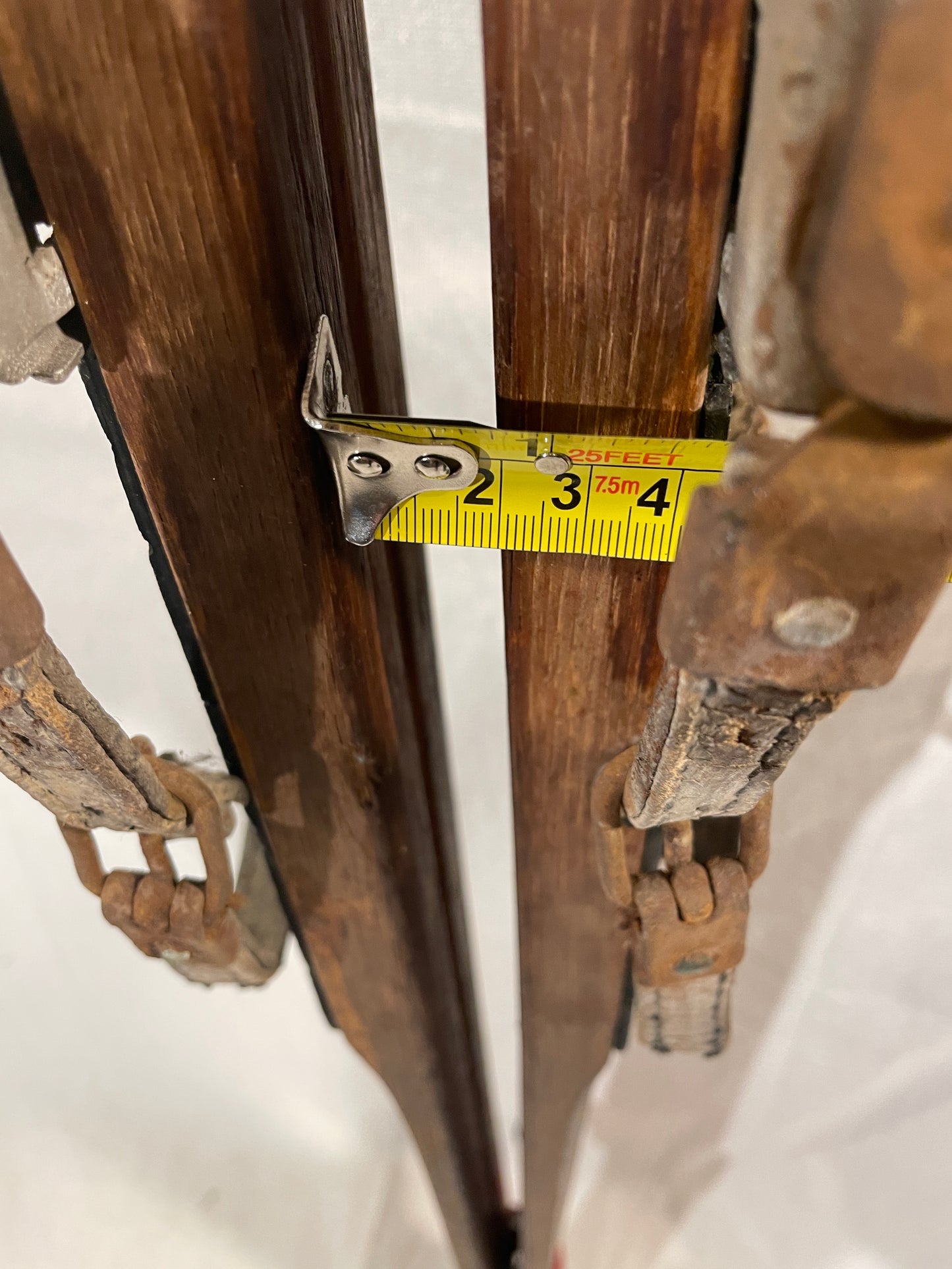 170cm Vintage Hickory Cross-Country Skis from Norway - 1940s/50s - SOLID WOOD