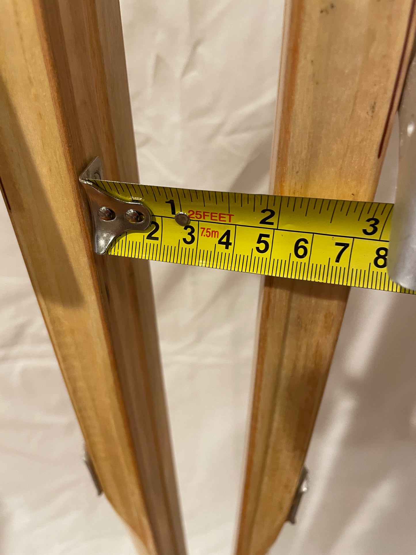 210cm Esko Järvinen Wood Cross-Country Racing Skis - Birch Base - Never Tarred