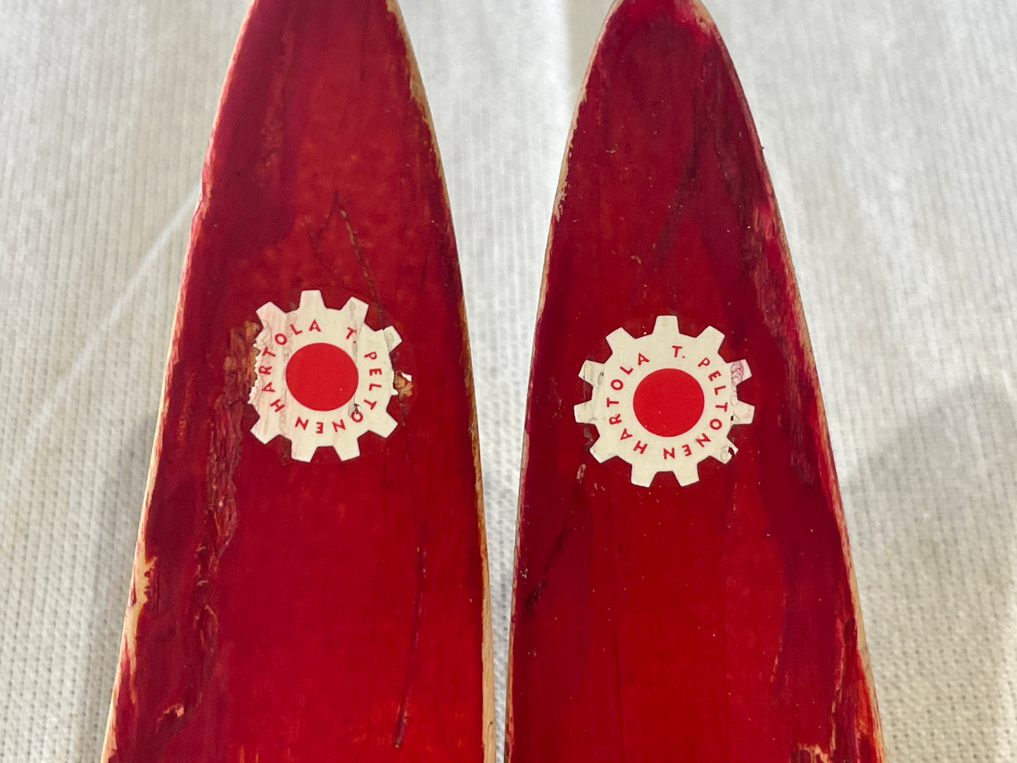 210cm Peltonen "Erikoiskilpa" Cross-Country Racing Skis - Late 1960s - RareRareRare