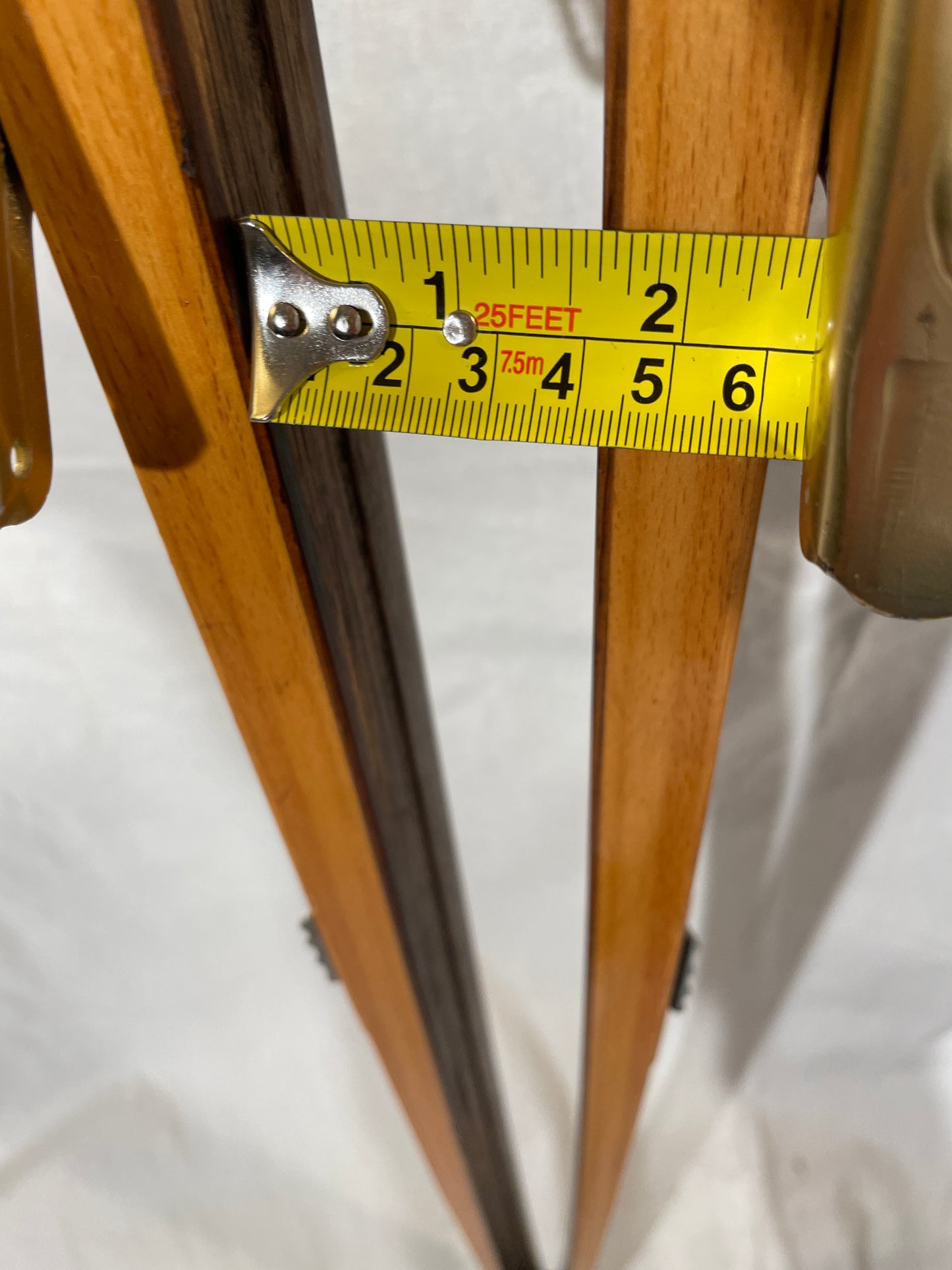 195cm Bonna 2000 Wood Cross-Country Skis - Early 1970s - from NORWAY!