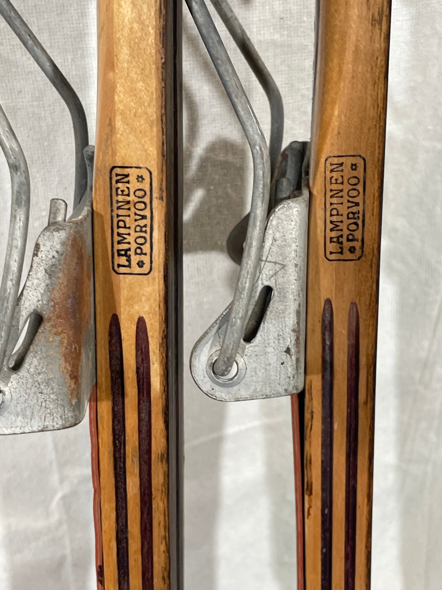 195cm Lampinen FINLAND "Kilpa 5" Wood Cross-Country Racing Skis - Great Shape!