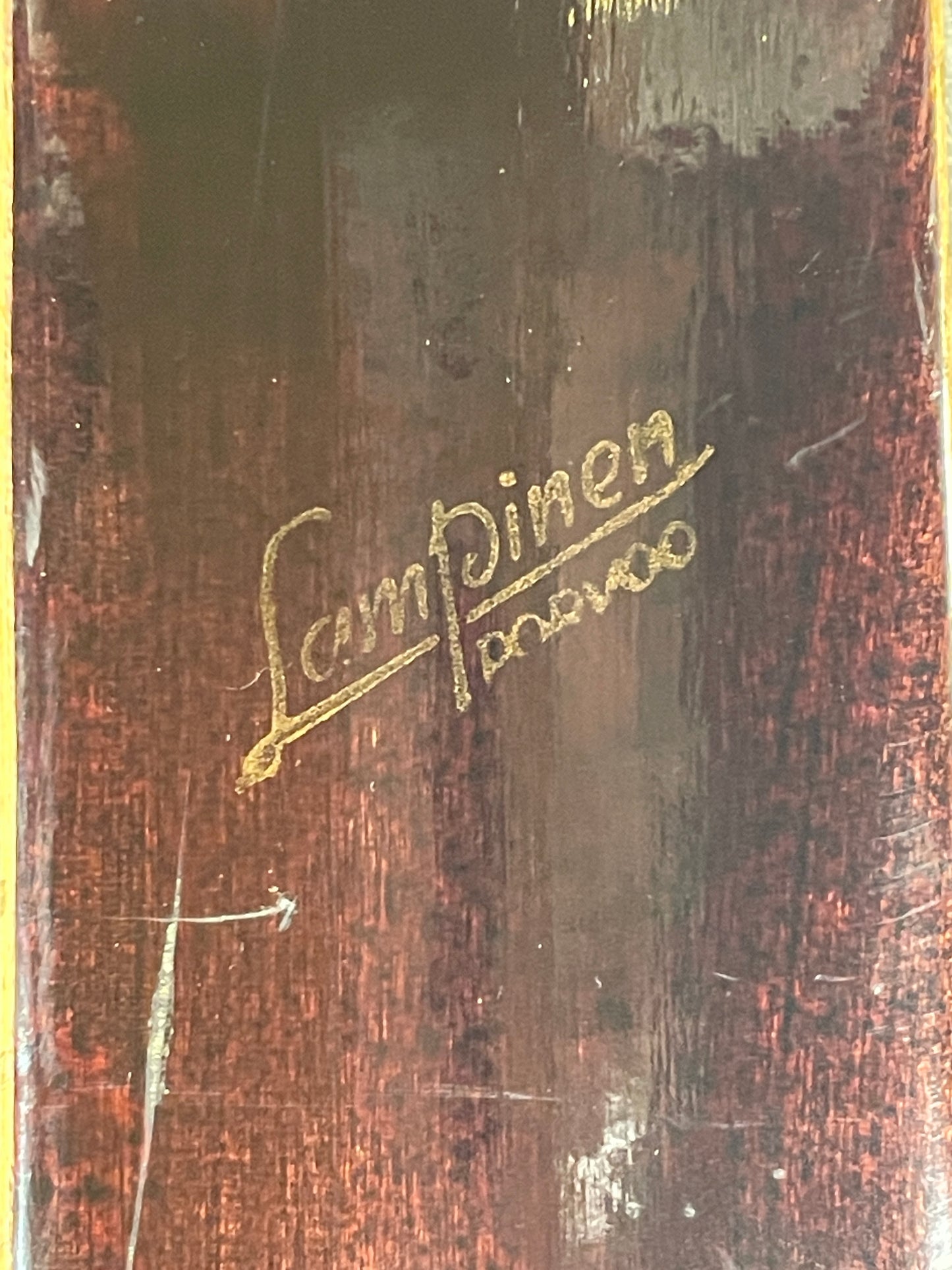 200cm Lampinen "Kilpa 5" Wood Cross-Country Racing Skis - 1970s - FINLAND!!!