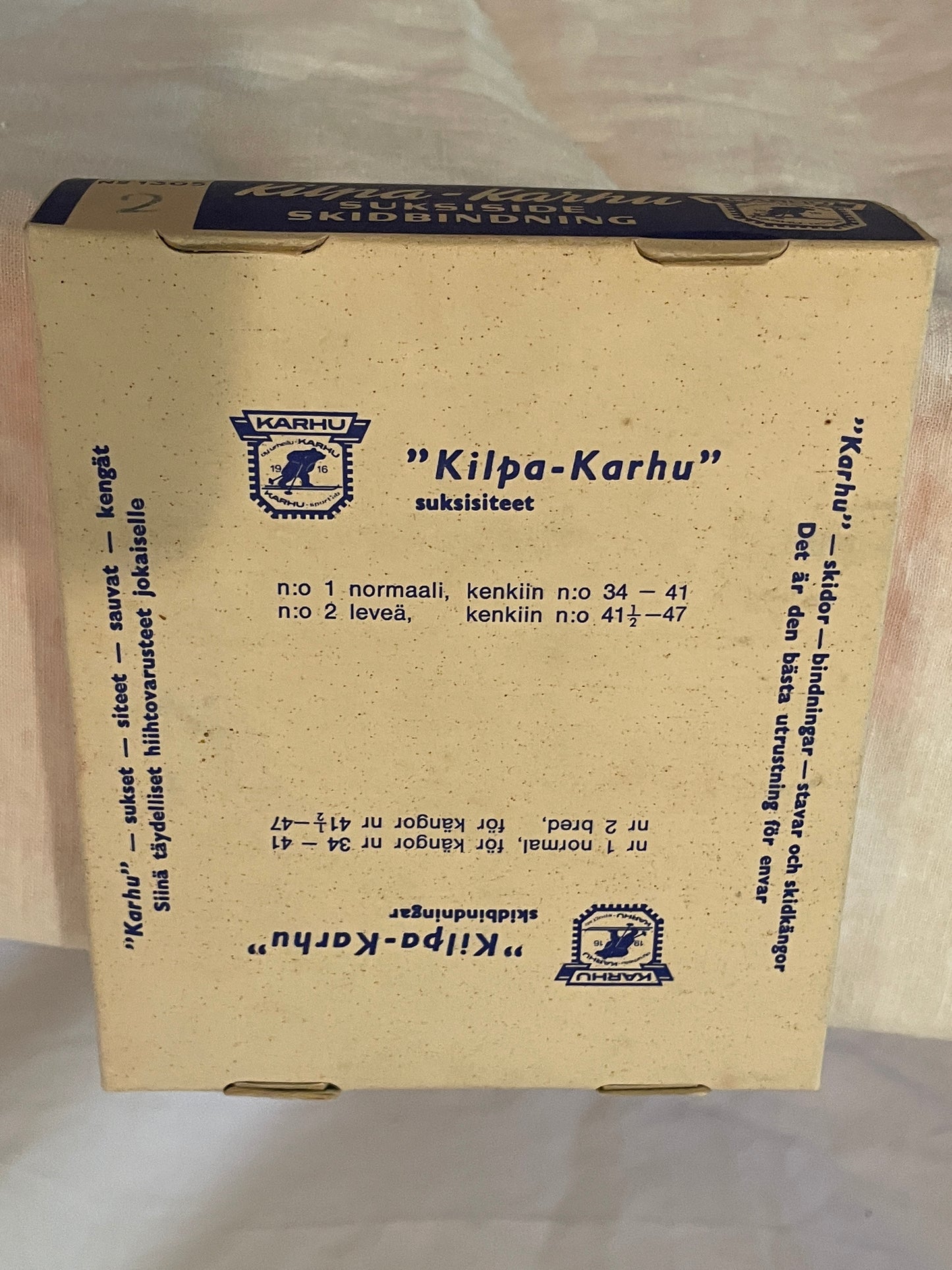 Vintage Karhu of Finland 4-Pin Cross-Country Ski Racing Bindings - RARE RARE RARE