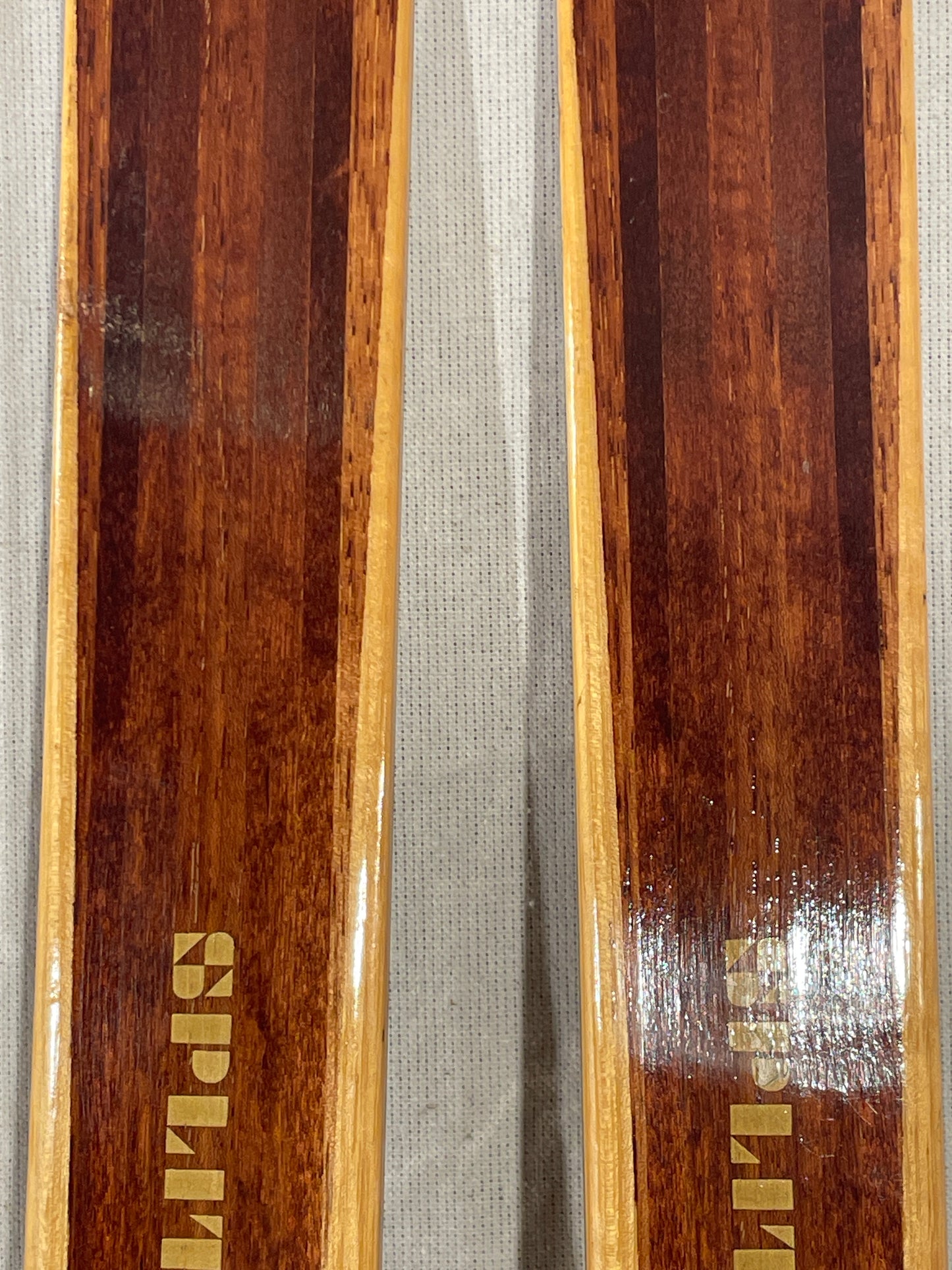 195cm Splitkein Early 1970s "Spesial" Wood Cross-Country Skis - Beautiful! The Smell of Fresh PINE TAR!!!