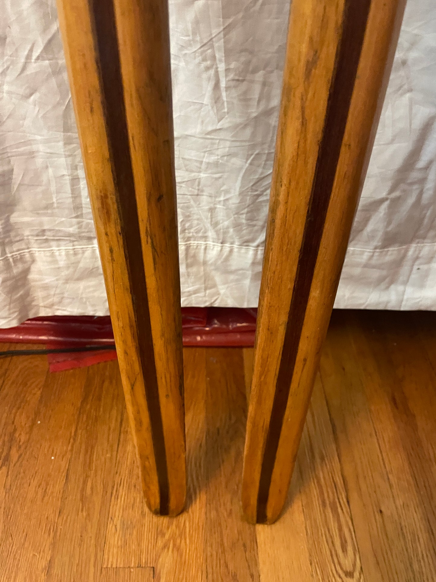 210cm Landsem Early 1960s Wood Cross-Country Racing Skis - Norway - History to the MAX!