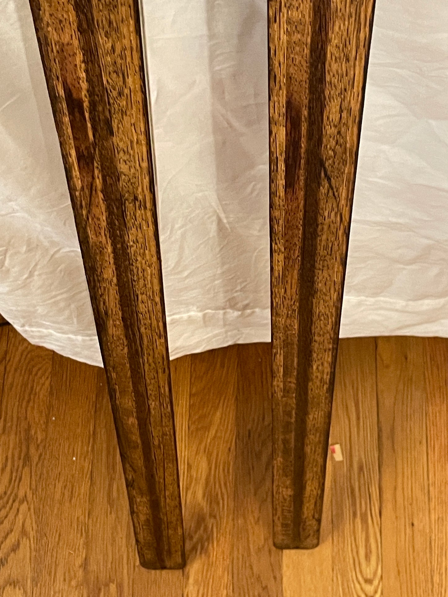 210cm Landsem Late 1960s Wood Cross-Country Racing Skis - NORWAY - Decals in Good Shape!