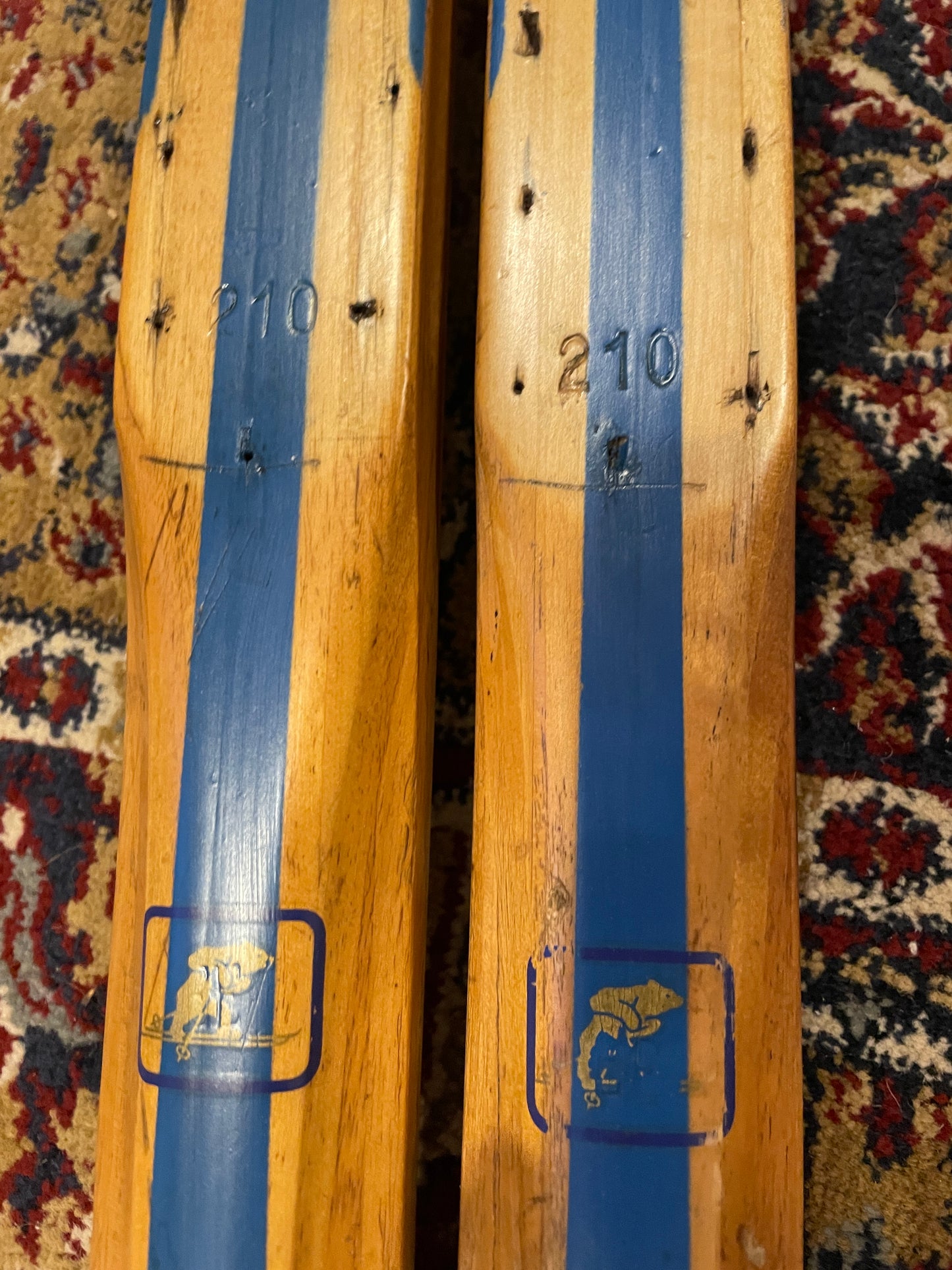 210cm Karhu "Erikoiskilpa" Wood Cross-Country Racing Skis - READY FOR SNOW!! (or display)