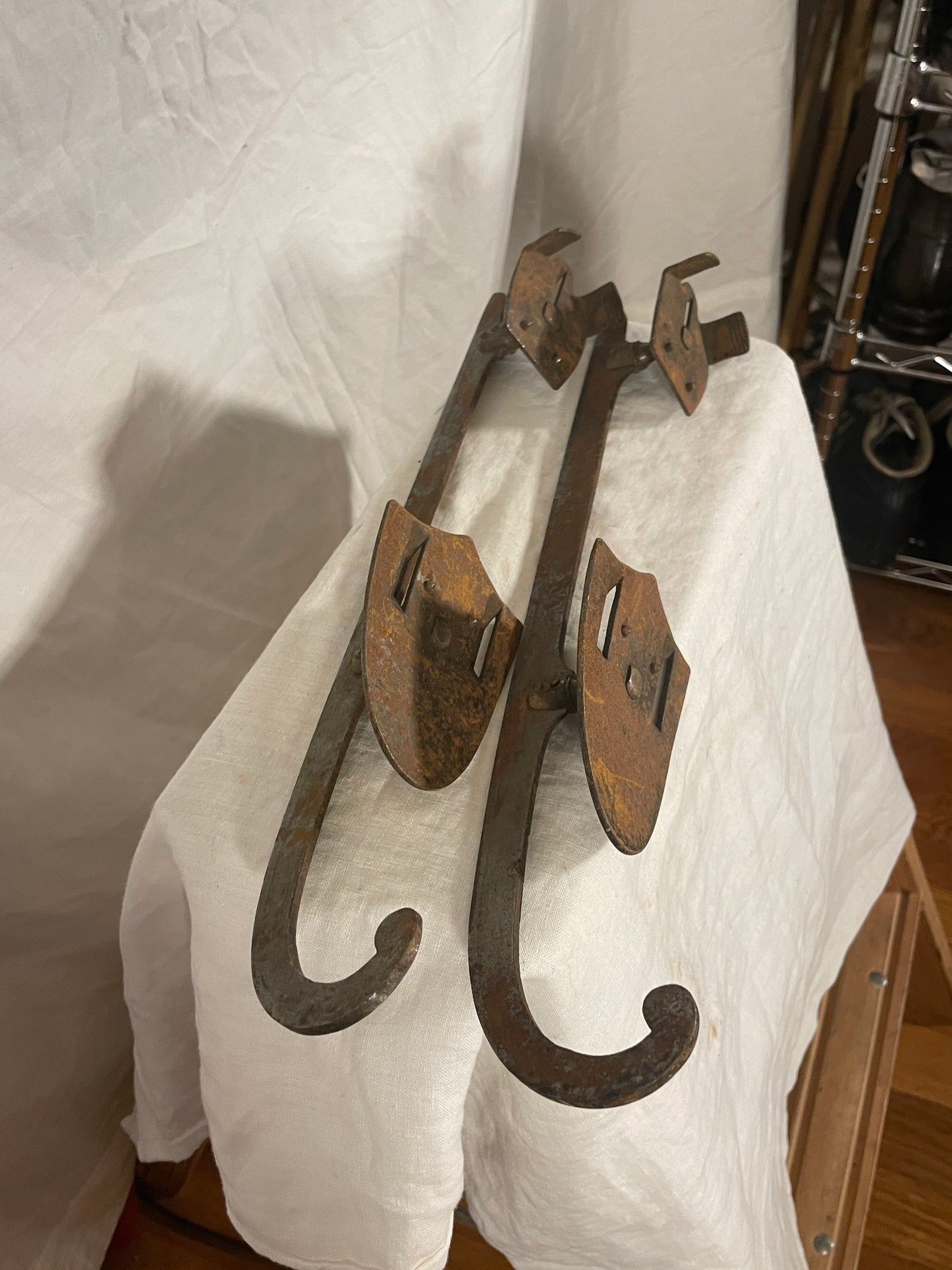 Vintage "Strap On" Ice Skates Eduard Engels Remscheid Germany - 100 Years Old!!!