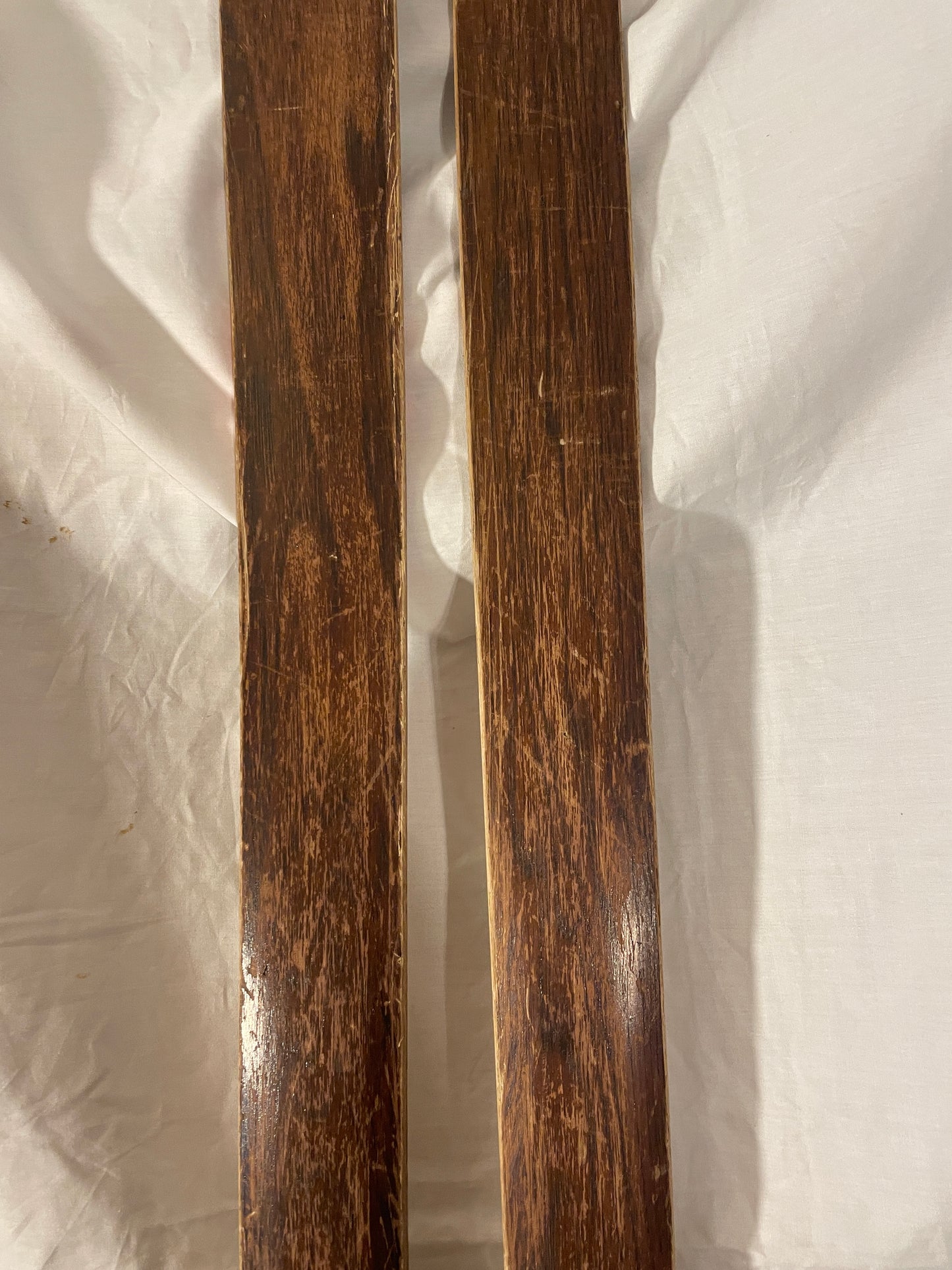 200cm P.T. Helleberg Lillehammer, Norway SOLID WOOD Cross-Country Skis 1930s