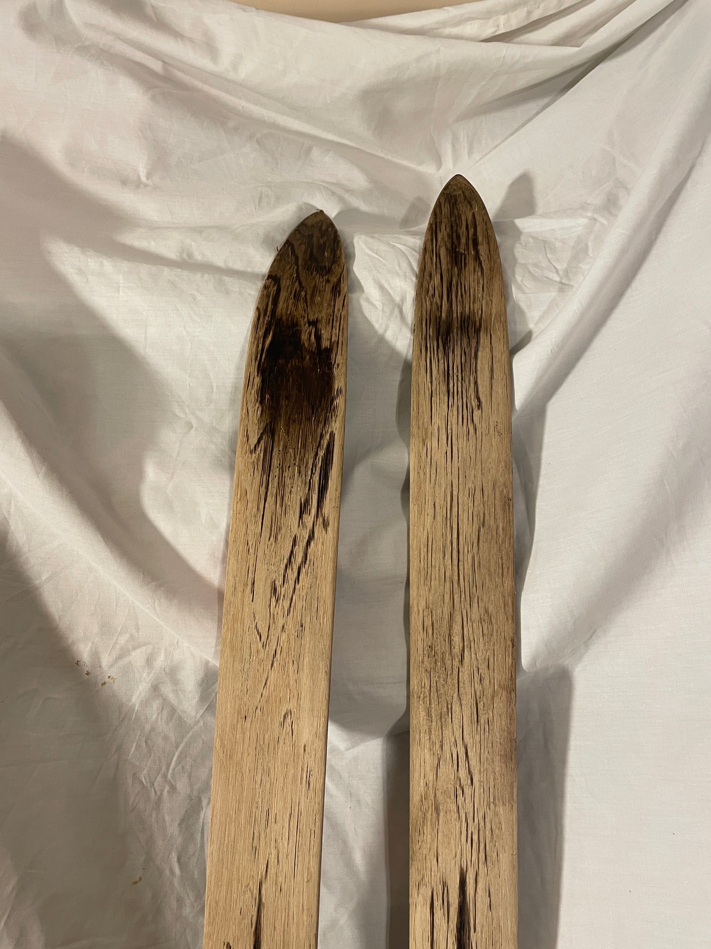 200cm P.T. Helleberg Lillehammer, Norway SOLID WOOD Cross-Country Skis 1930s