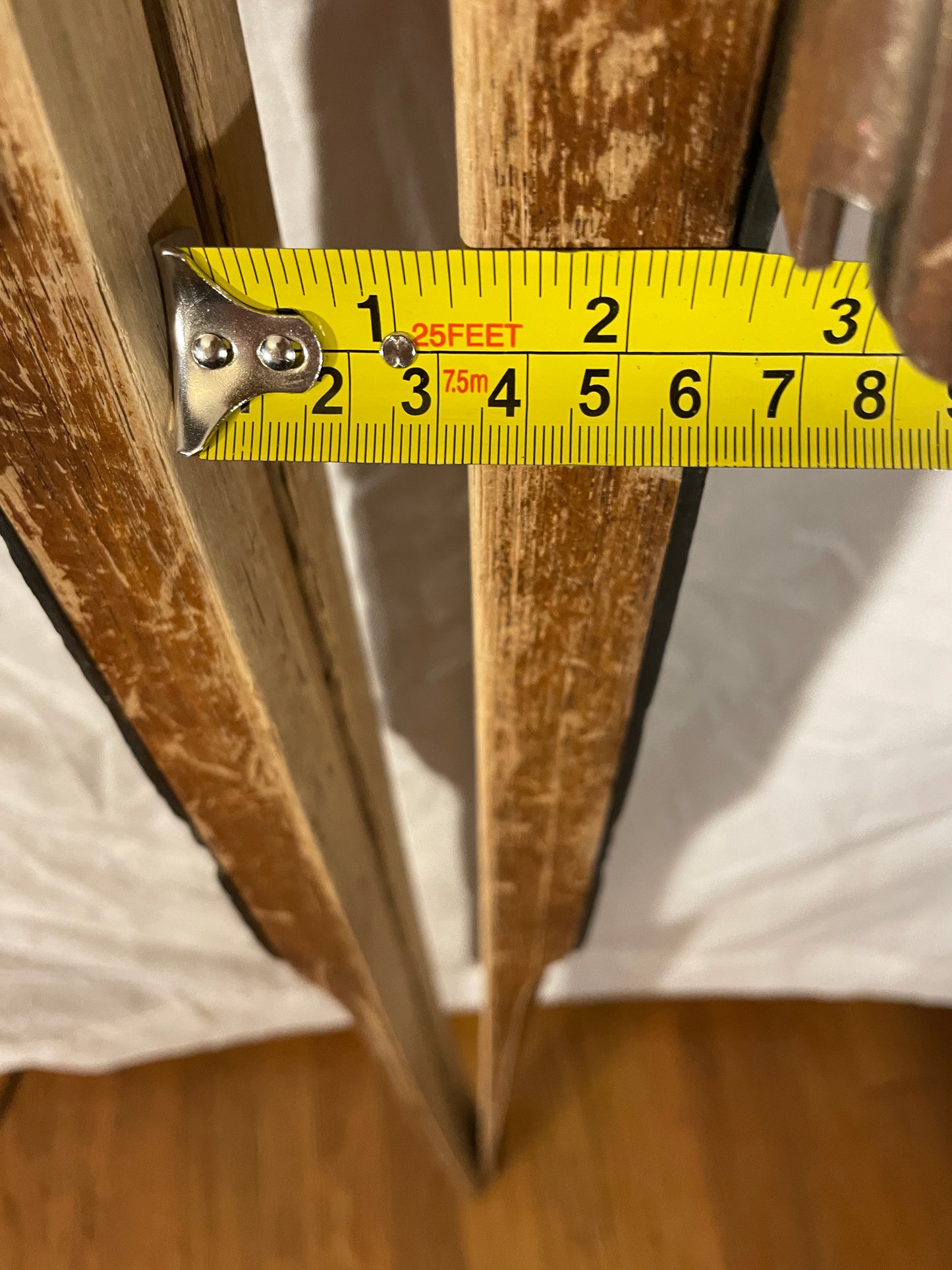 200cm P.T. Helleberg Lillehammer, Norway SOLID WOOD Cross-Country Skis 1930s
