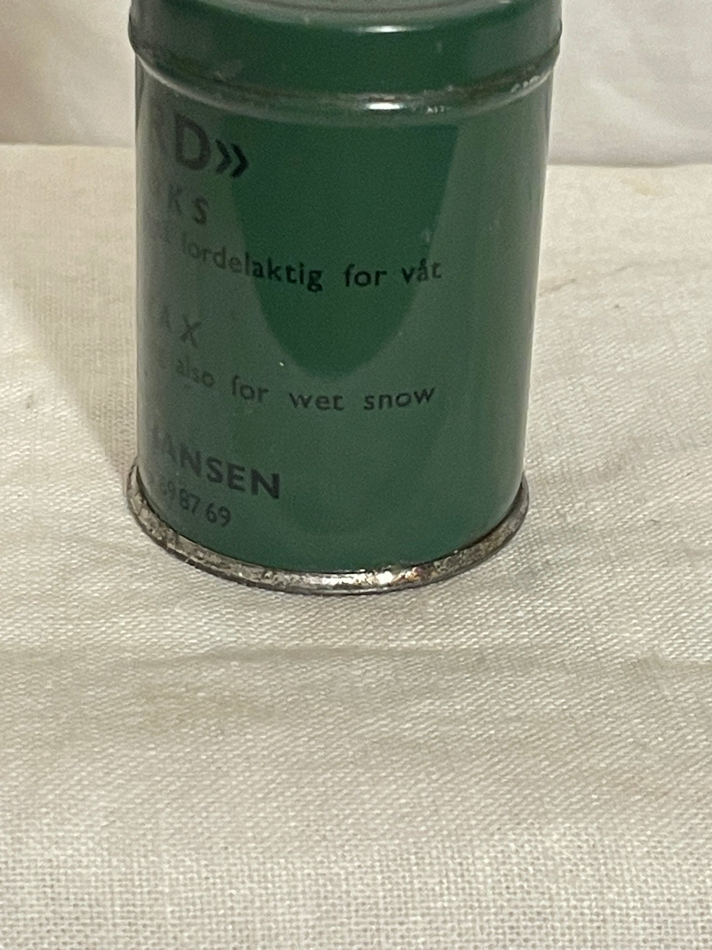 Record of Norway "Tar Wax" Unused Tin - 1950s