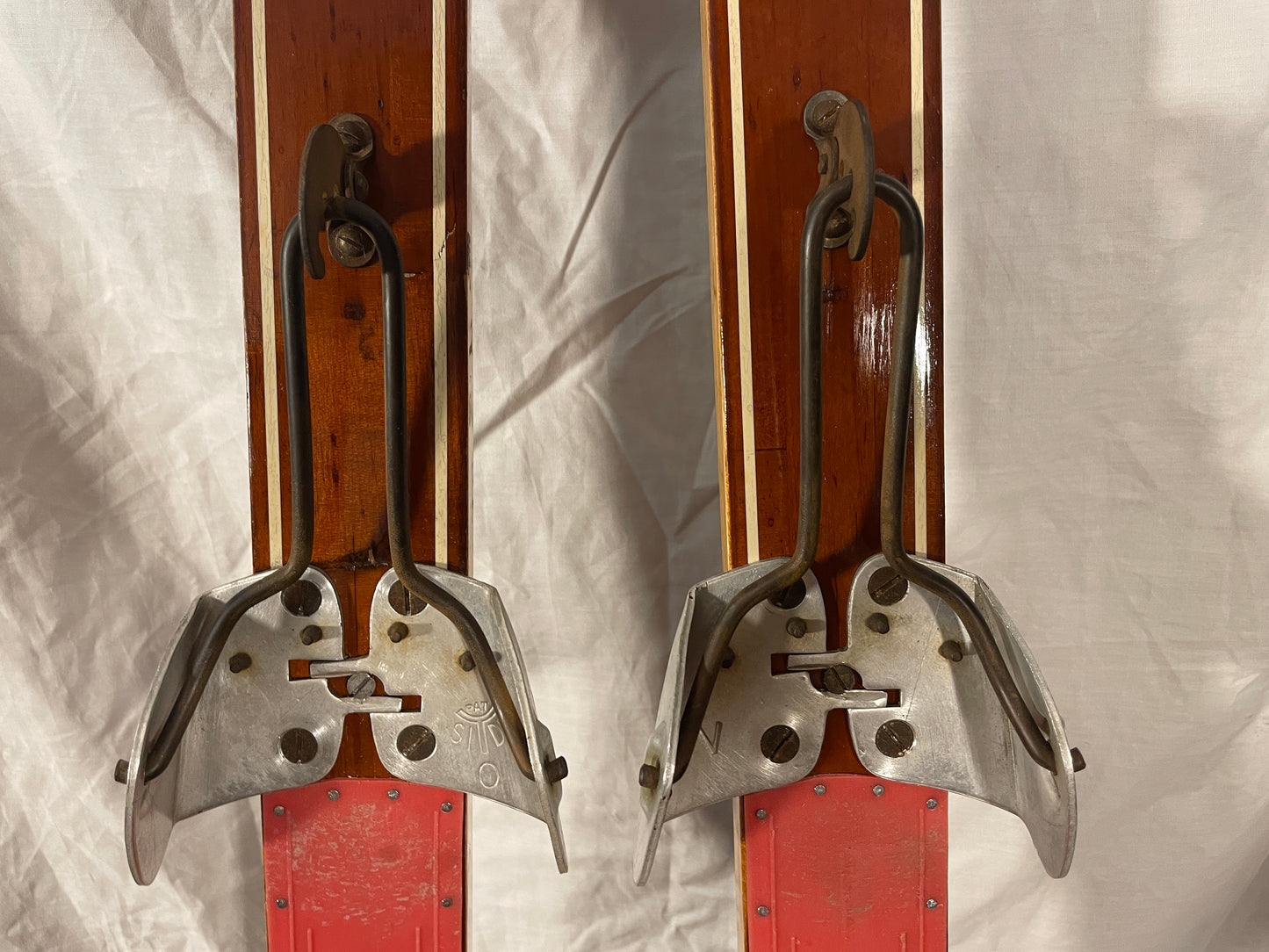 200cm Karhu "Latu" Wood Cross-Country Skis - Finland - Early 1970s
