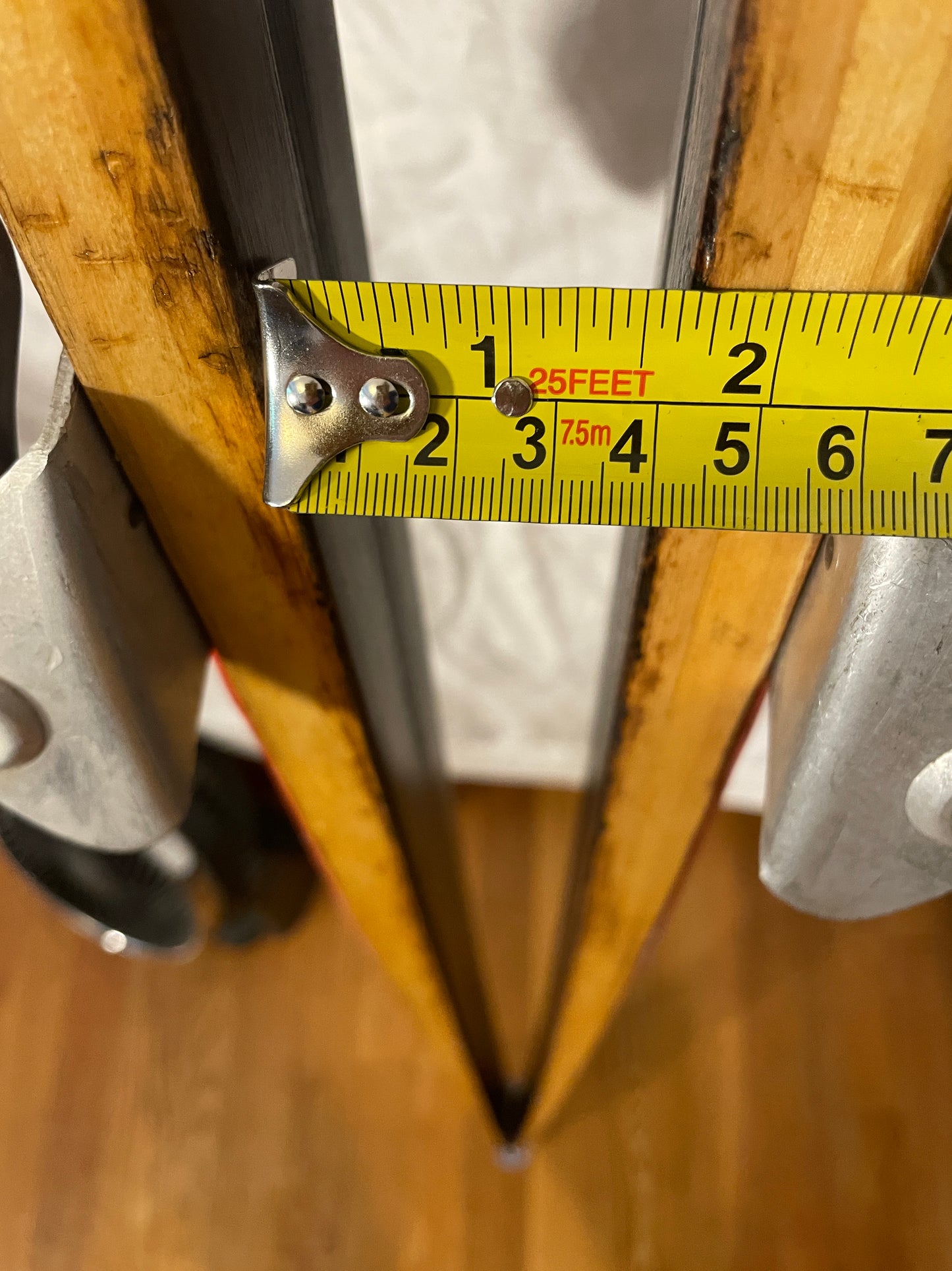 200cm Karhu "Latu" Wood Cross-Country Skis - Finland - Early 1970s