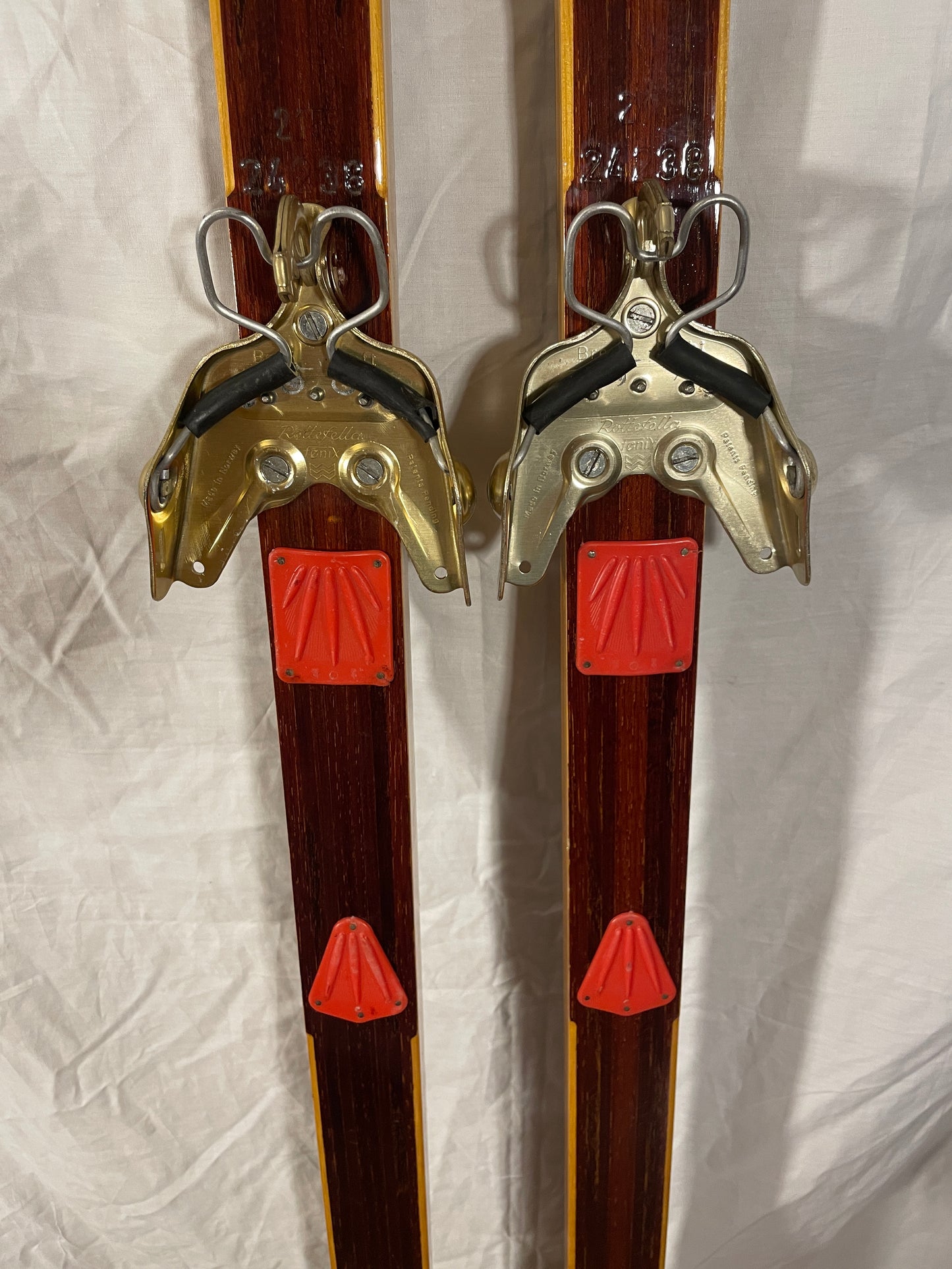 215cm Gresshoppa "Finse" Wood Cross-Country Skis - BEAUTIFUL condition - mid 1960s