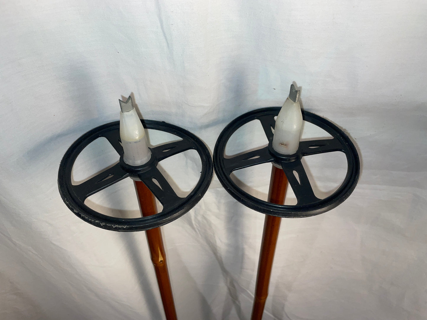 140cm "Tryli" Bamboo Cross-Country Ski Poles - Early 1970s