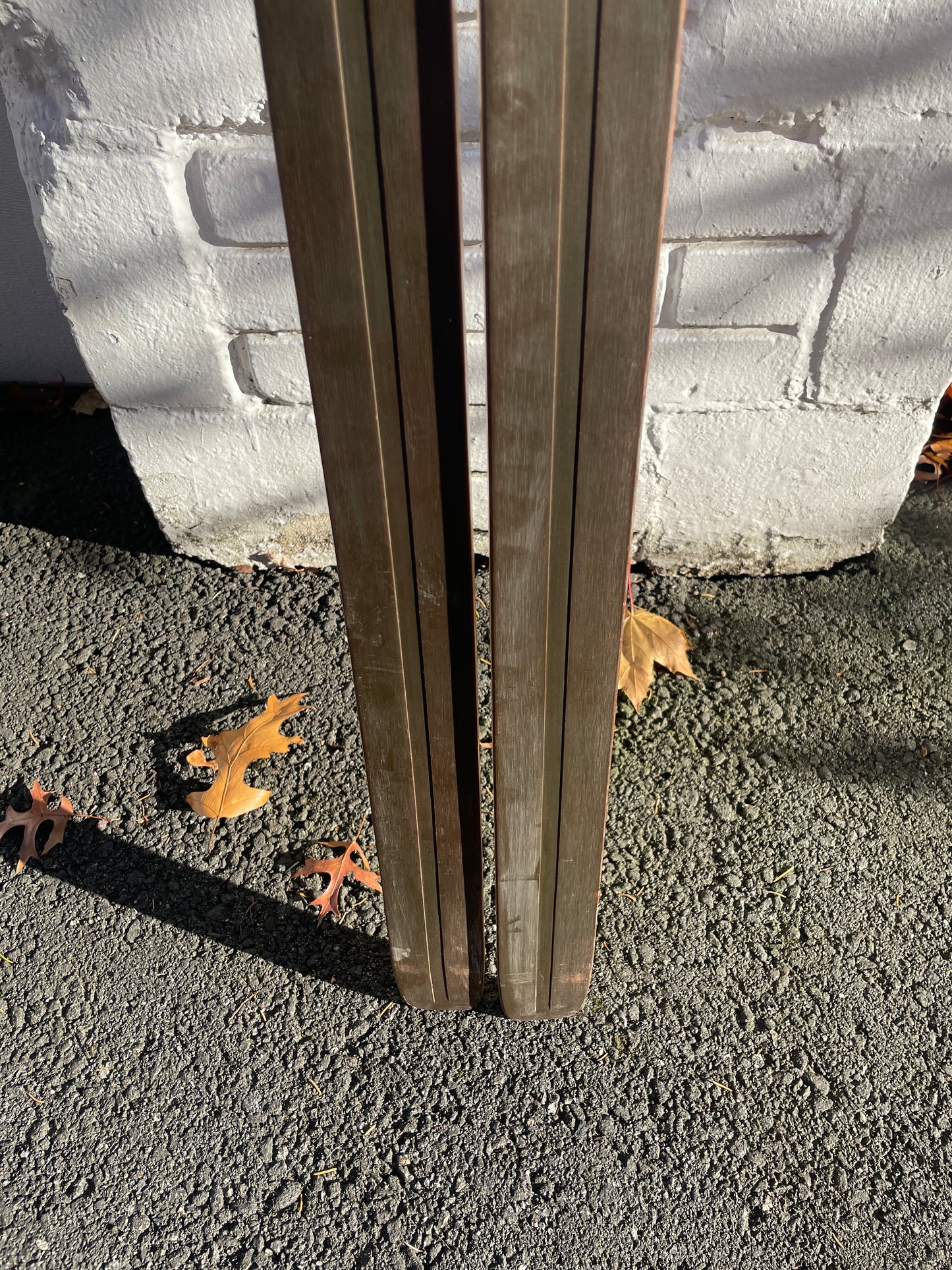 180cm Esko Järvinen Wood Cross-Country Skis - "Phenowood" Low-Maintenance Base - UNUSED - 1970s