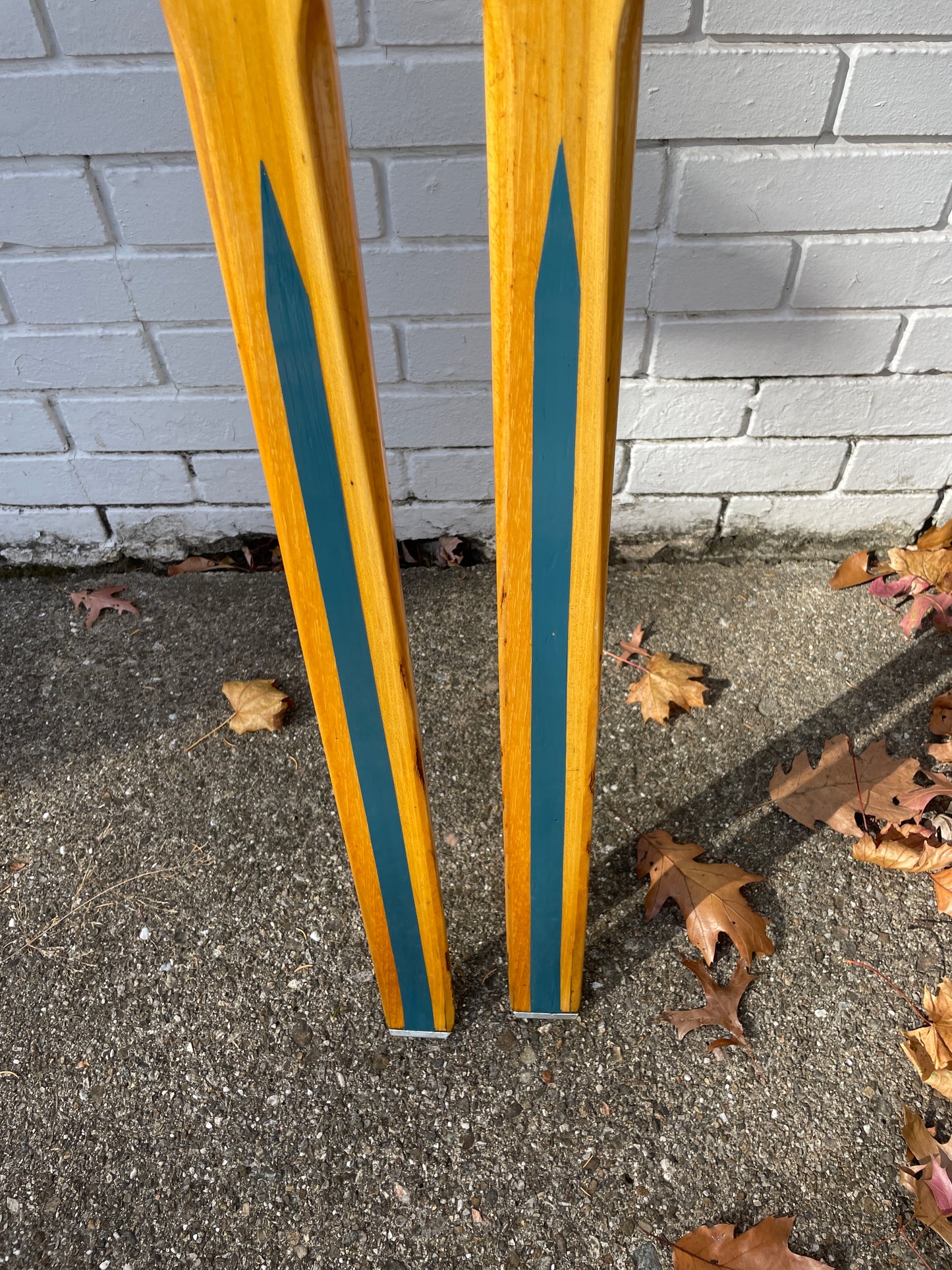 200cm Bonna 1800 Wood Cross-Country Skis - Early 1970s - from NORWAY!