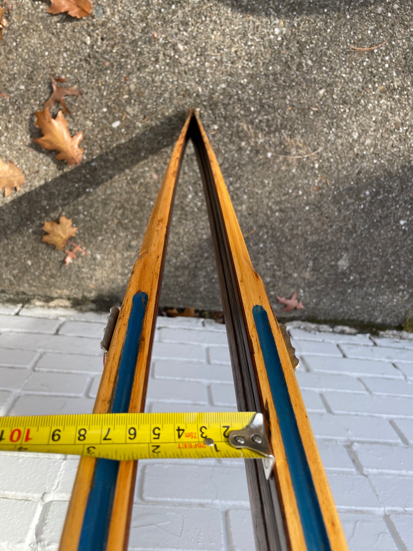200cm Bonna 1800 Wood Cross-Country Skis - Early 1970s - from NORWAY!