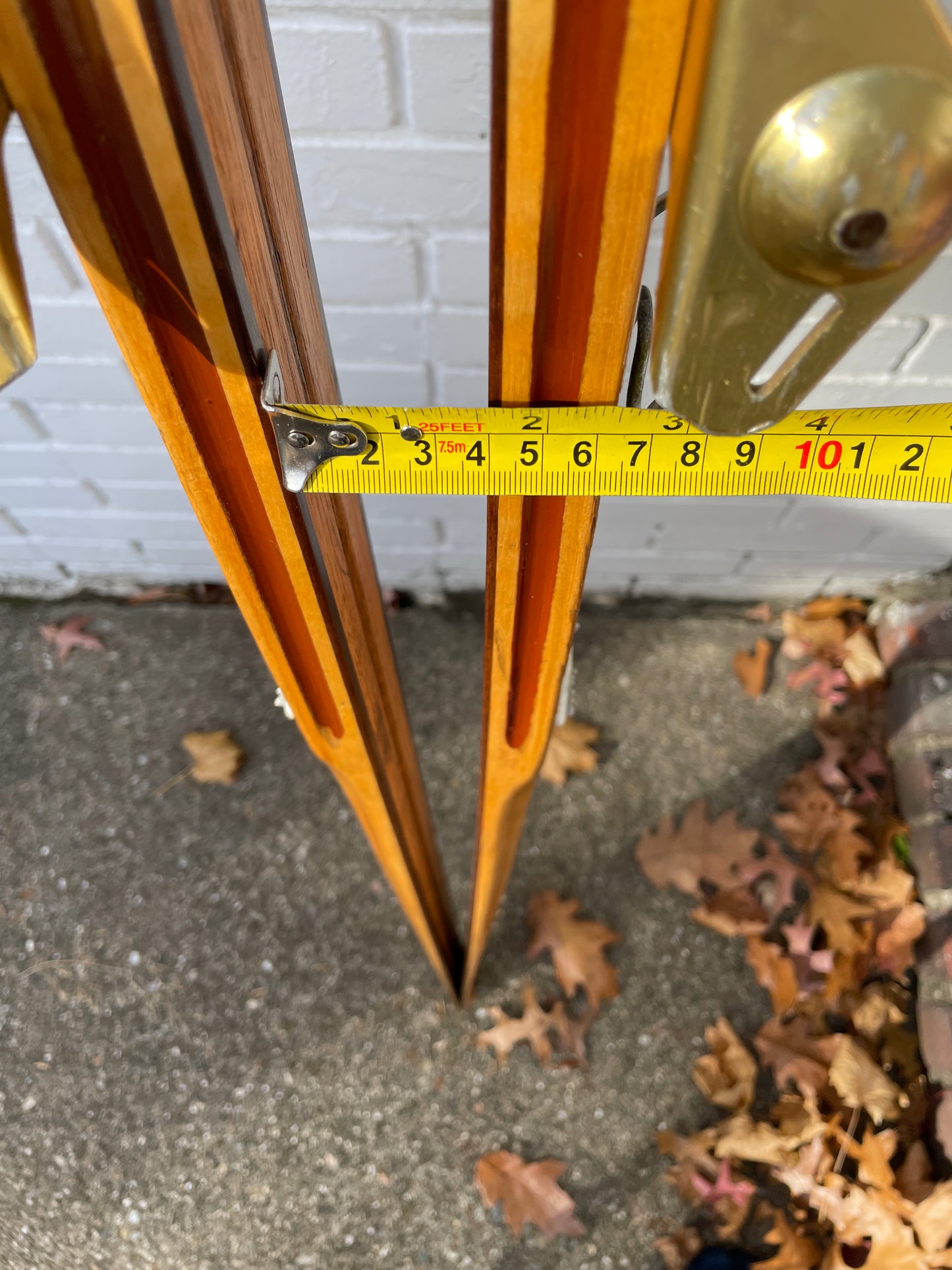 210cm Landsem 1970s Wood Cross-Country "Tur-Langrenn" Skis - Bases Refinished!