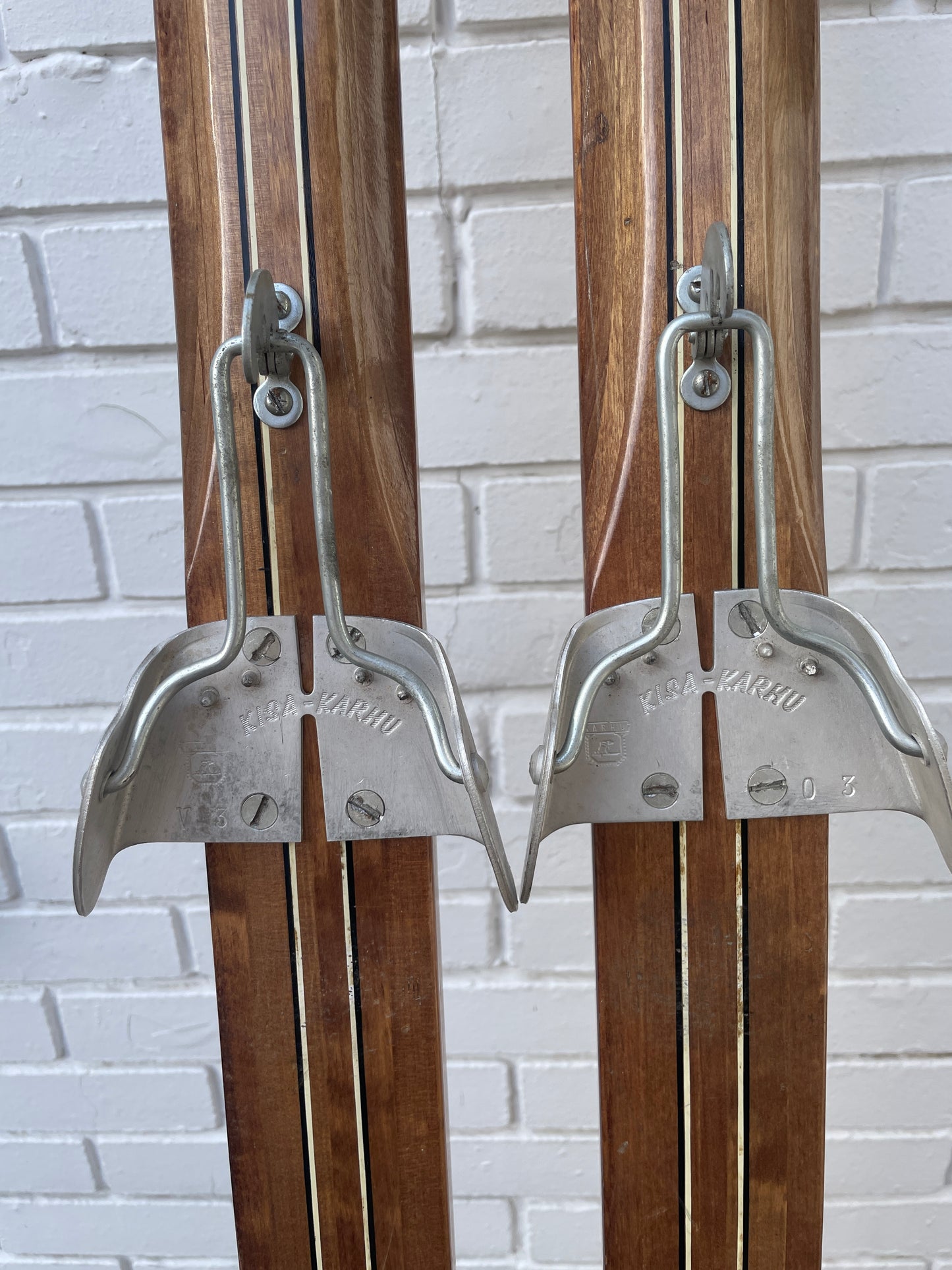 200cm Harju "Retki" Wood Cross-Country Skis - from FINLAND!!! - 1970s