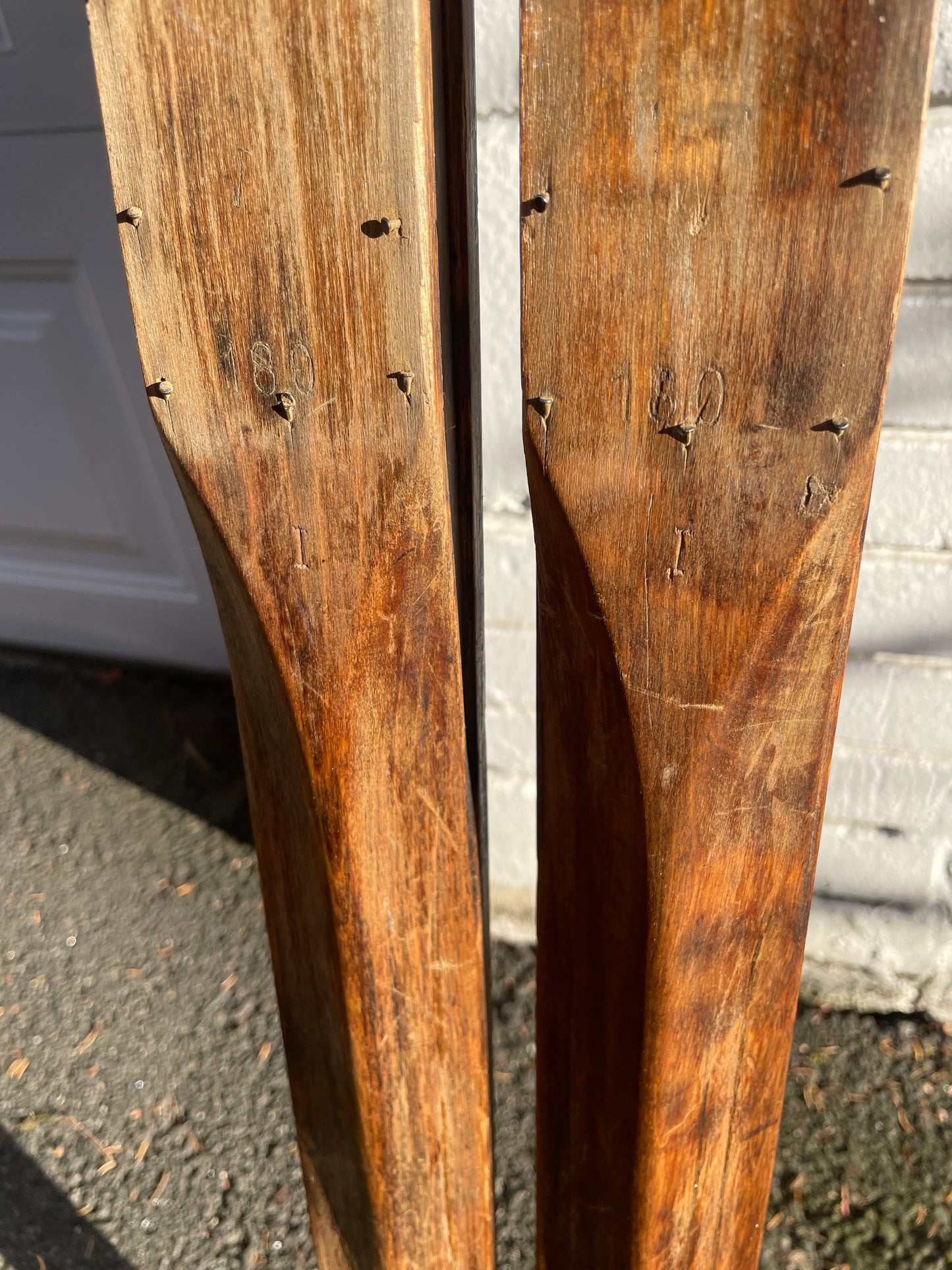 180cm 1940s Karhu of Finland Solid Wood Lightweight Cross-Country Skis