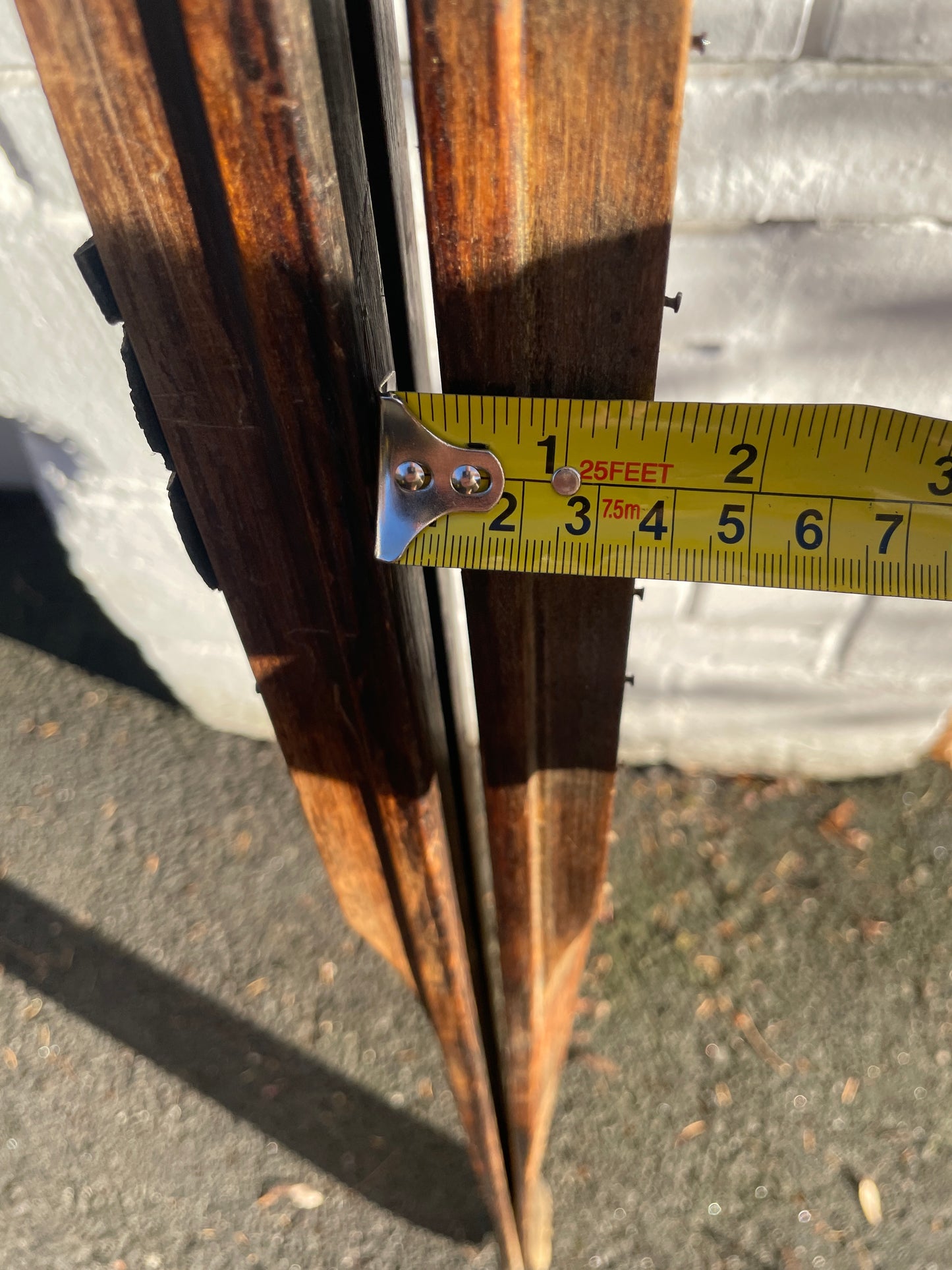 180cm 1940s Karhu of Finland Solid Wood Lightweight Cross-Country Skis