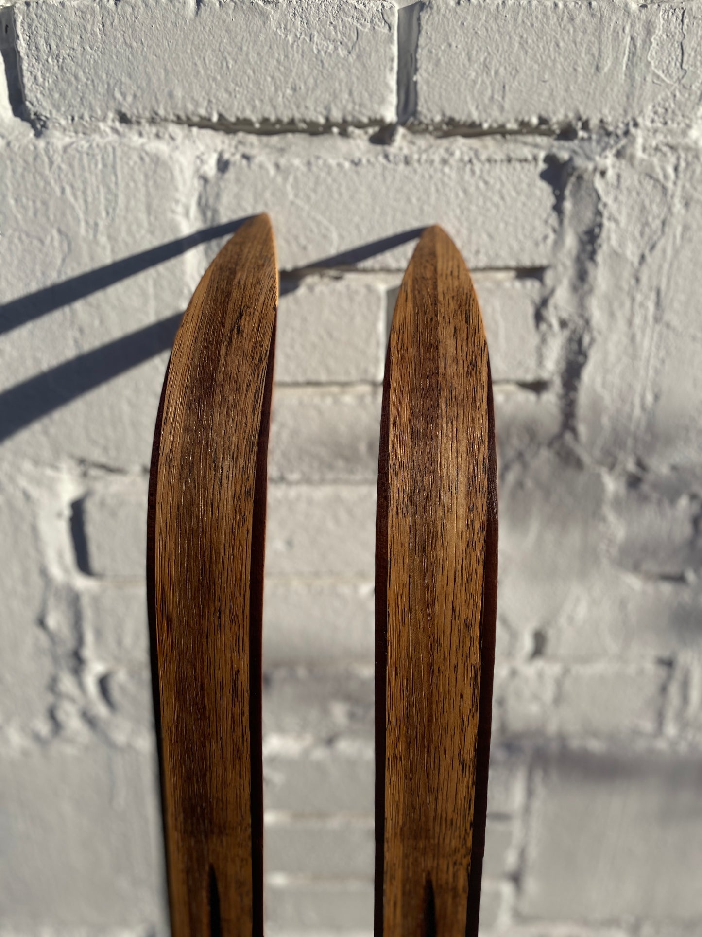 180cm Bonna 2000 Wood Cross-Country Skis - Early 1970s - from NORWAY!