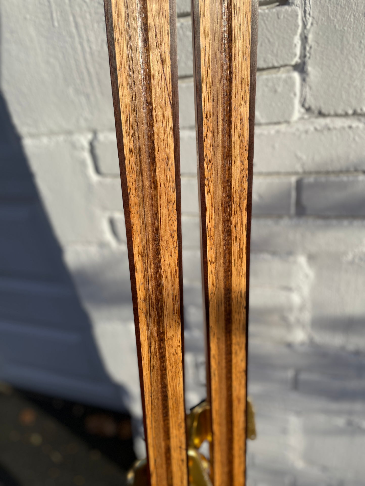 180cm Bonna 2000 Wood Cross-Country Skis - Early 1970s - from NORWAY!