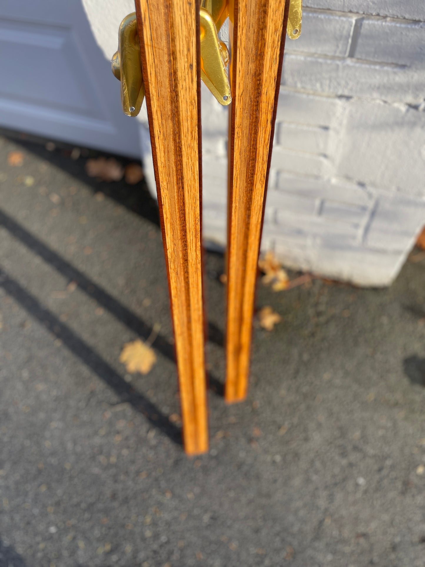 180cm Bonna 2000 Wood Cross-Country Skis - Early 1970s - from NORWAY!