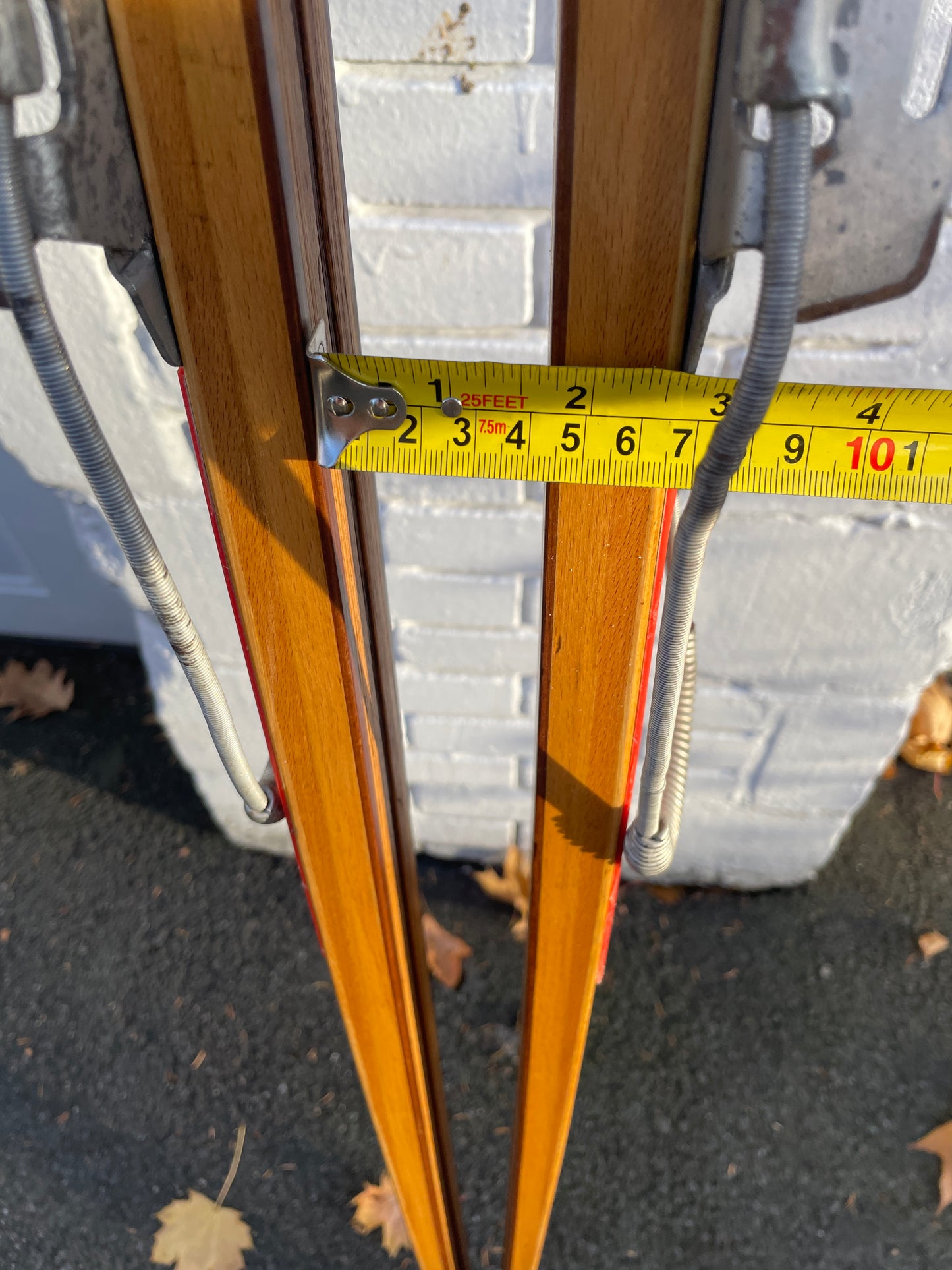 205cm Splitkein Early-1970s "Turski" Wood Cross-Country Touring Skis - Great Condition!