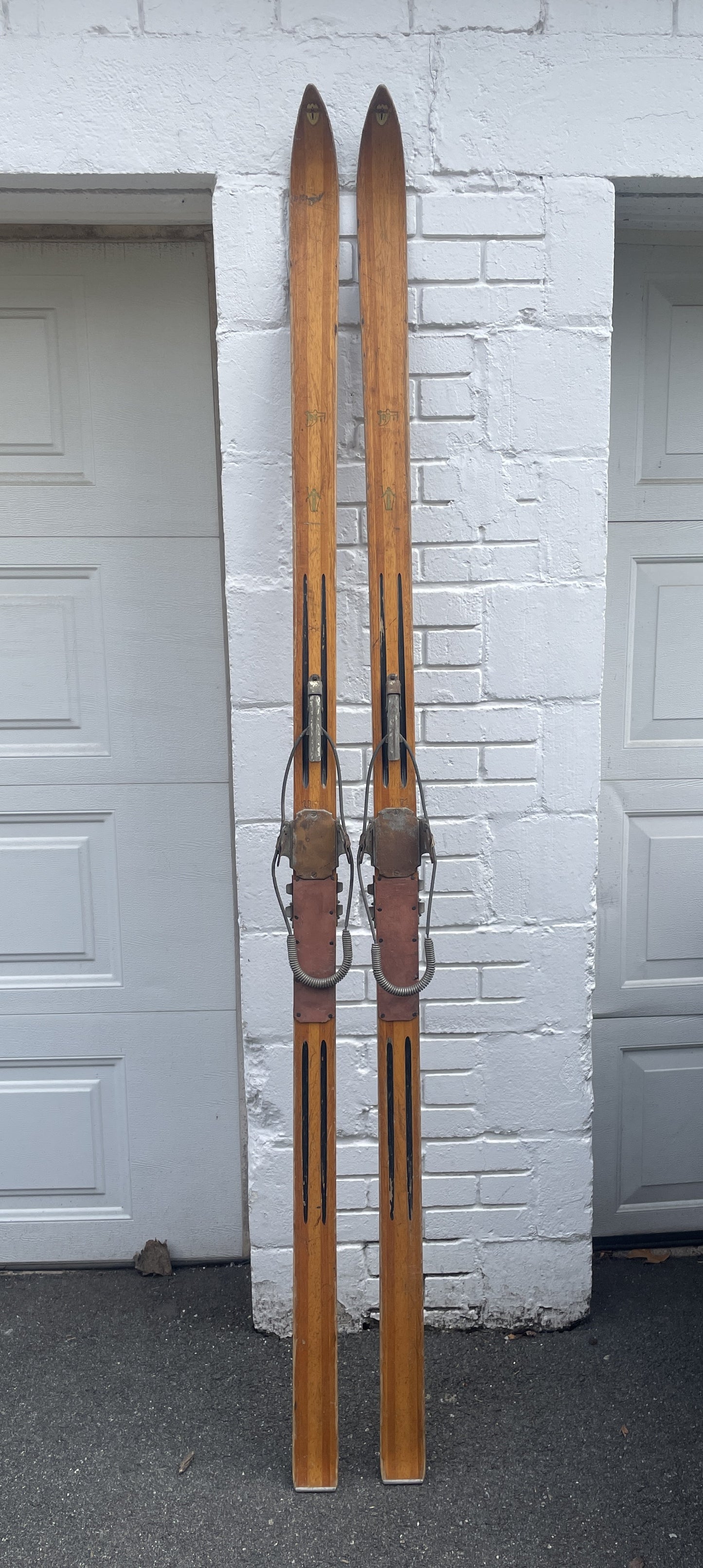210cm Marius & Stein Eriksen Streamlines "Jet" Metal-Edge Alpine Skis - 1950s - Beautiful Original Condition!!!!